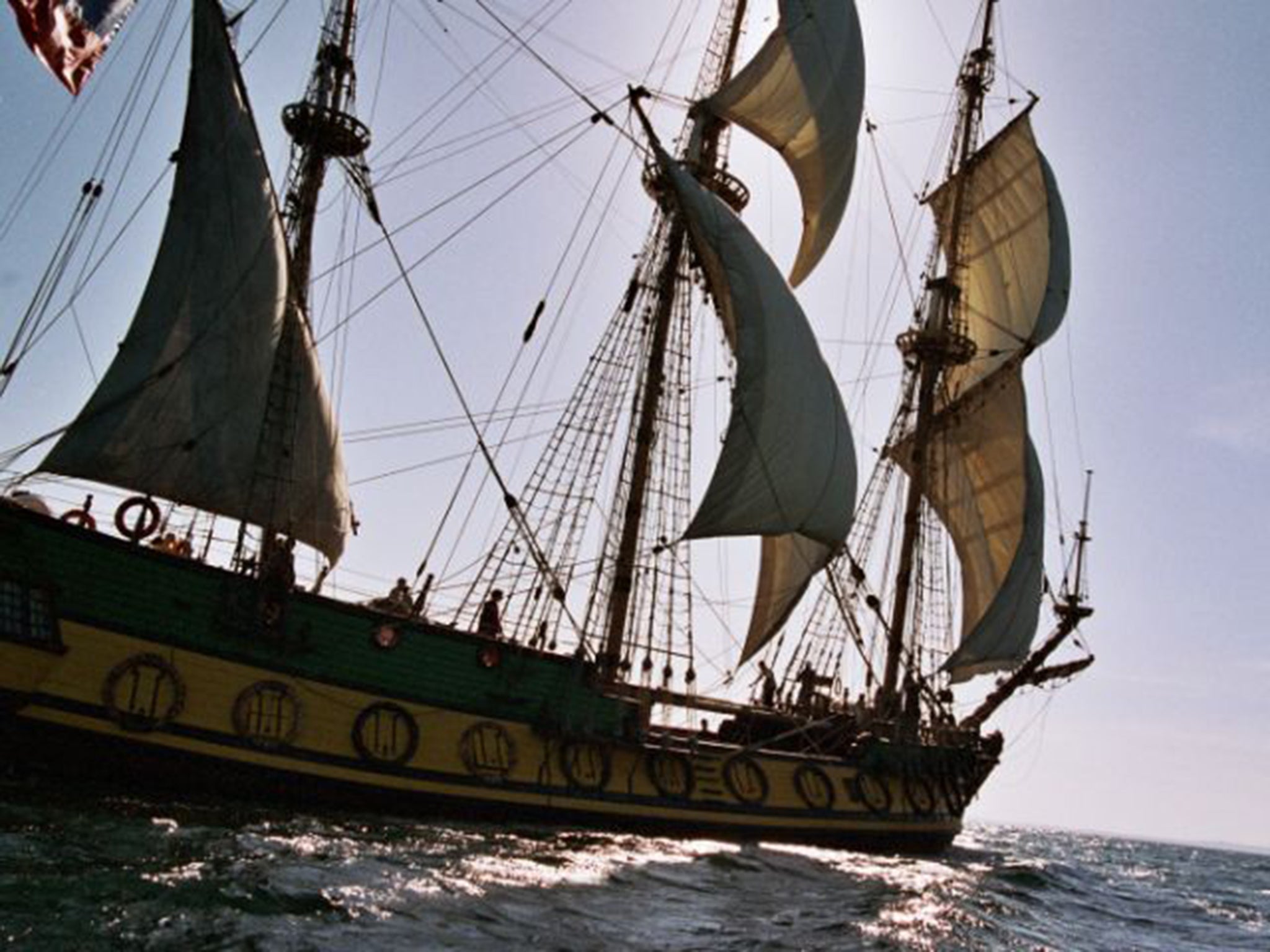 Shtandart, a replica of Peter the Great’s flagship