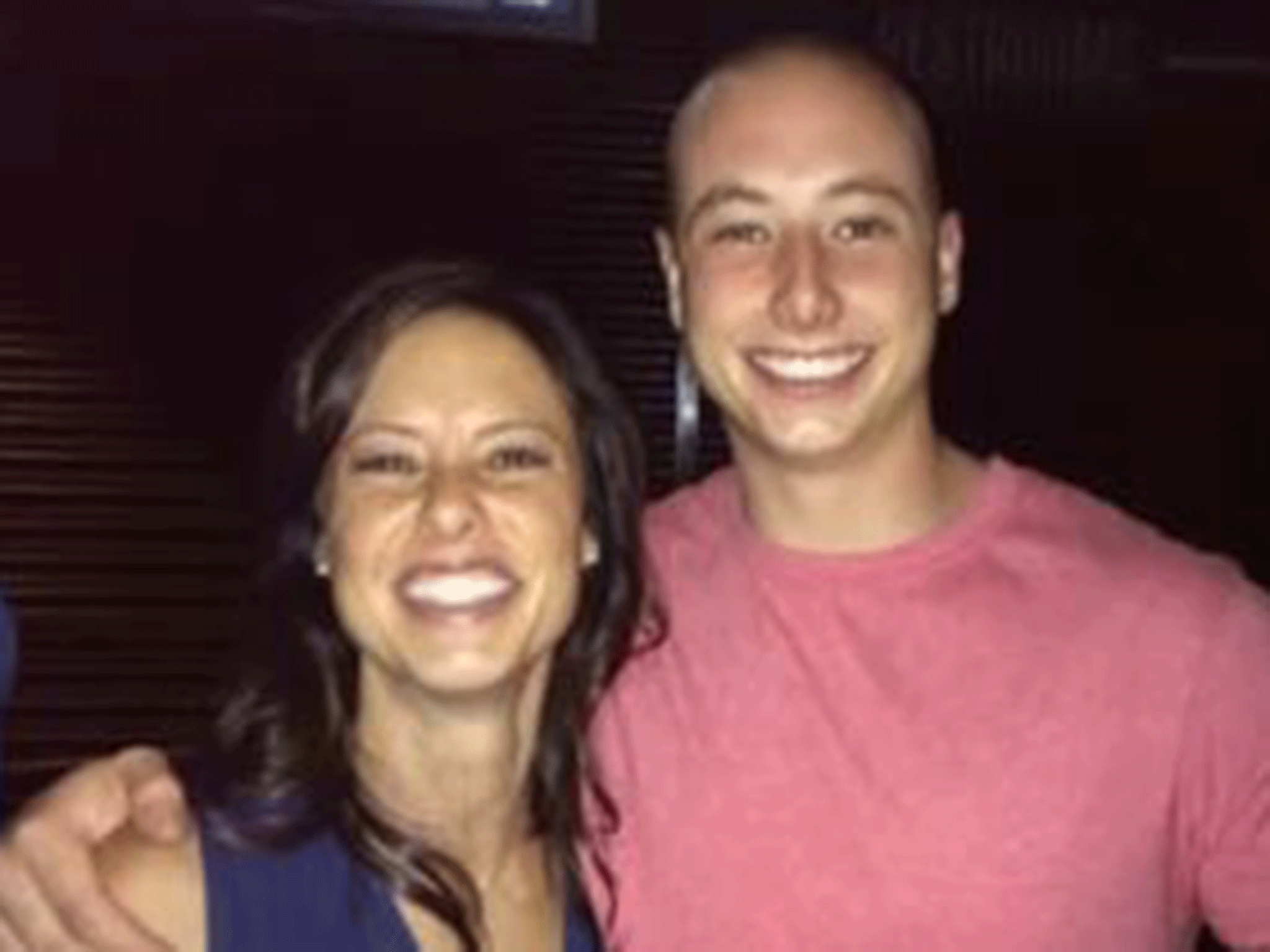 Carole Adler and her son Taylor Thyfault, who was training to be in the Colorado State Patrol