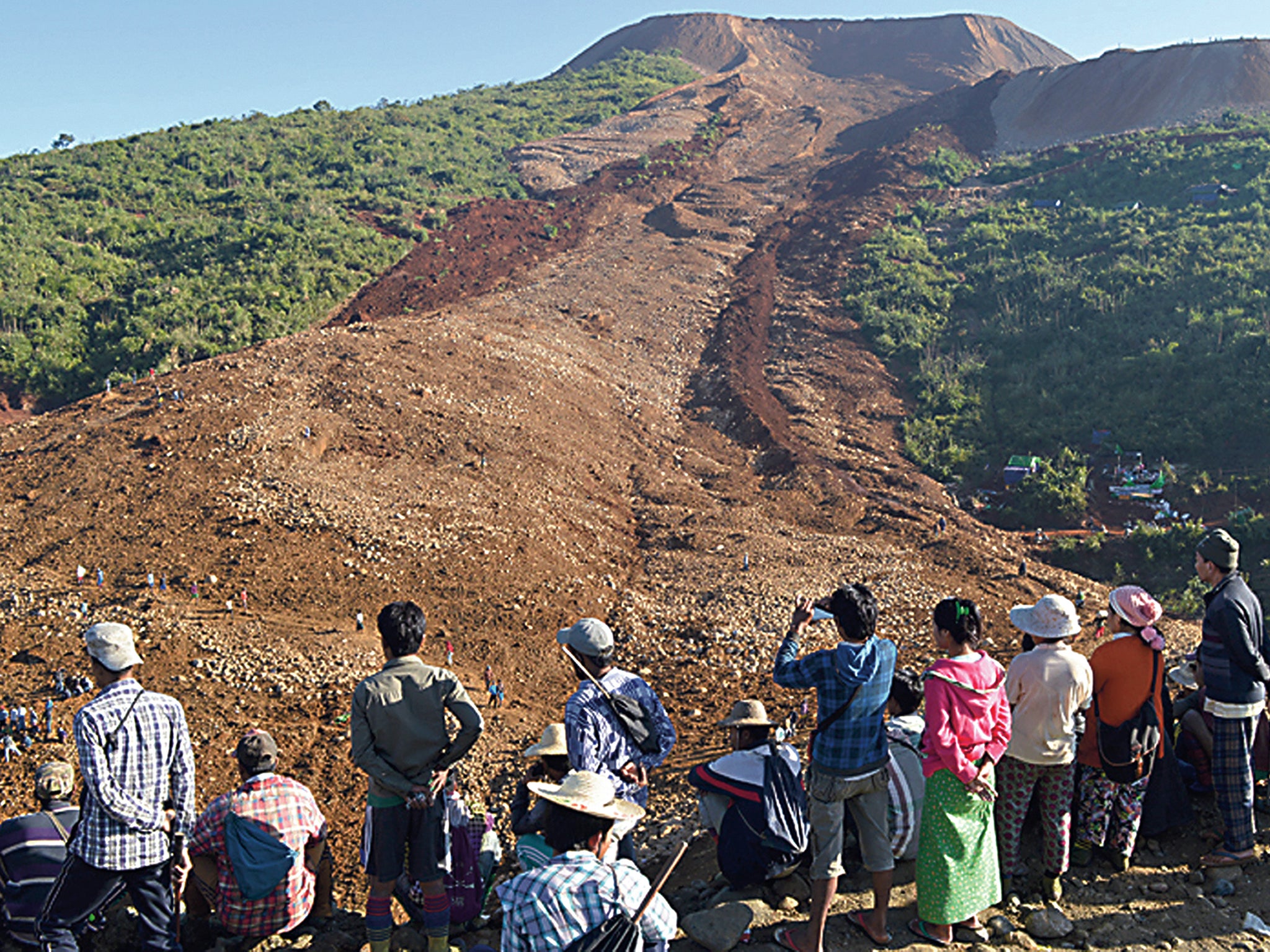 Hpakant is around 600 miles north of Yangon, Burma's biggest city