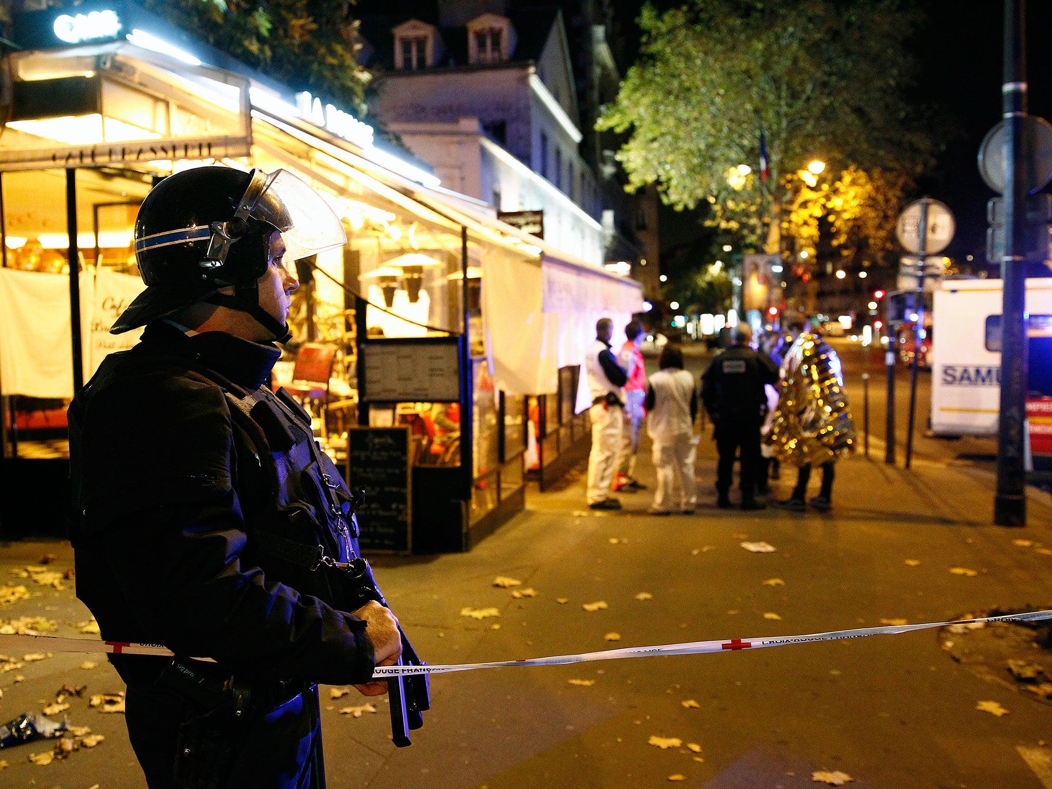 Attackers used guns and bombs at several sites across Paris on Friday