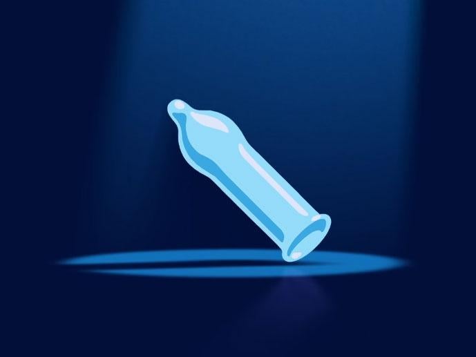 Durex's idea of what the condom emoji could look like