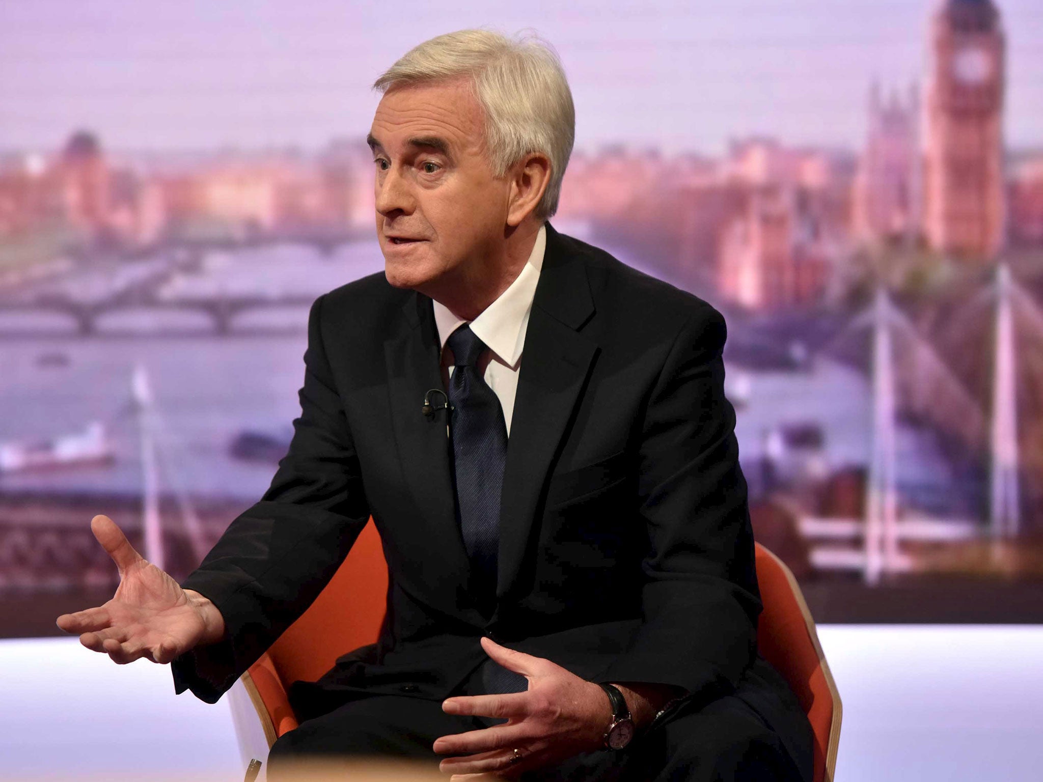 John McDonnell on ‘The Andrew Marr Show’