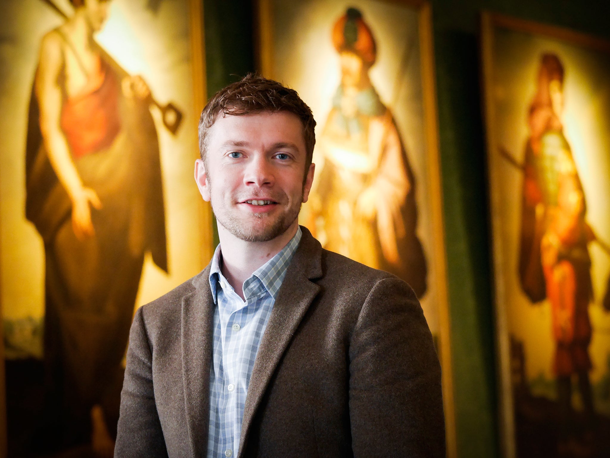 The gallery's curatorial director, Chris Ferguson