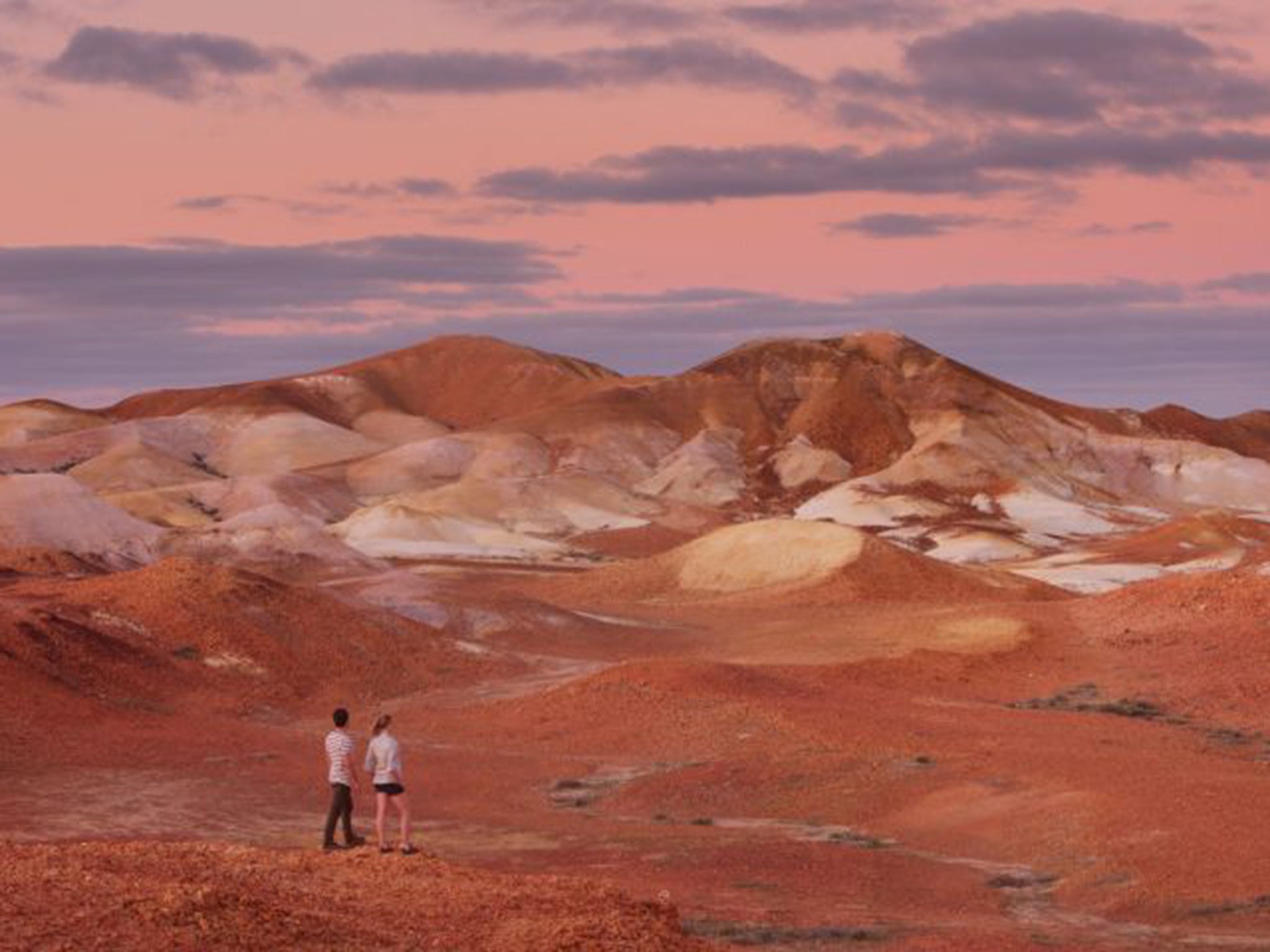 The landscape outside Coober Pedy