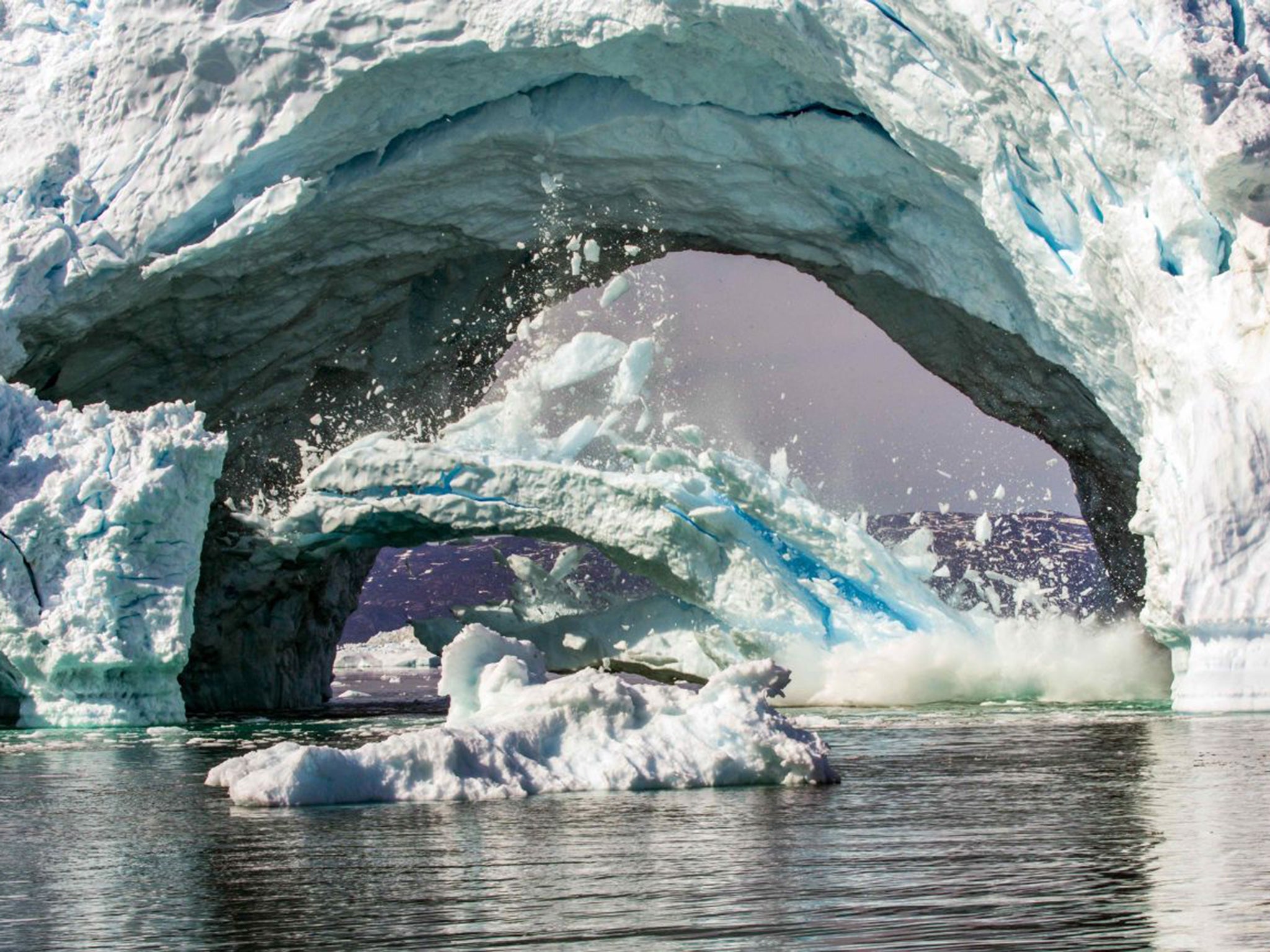 &#13;
On his trip Tybalt Peake came face to face with the effect global warming is having on the Arctic &#13;