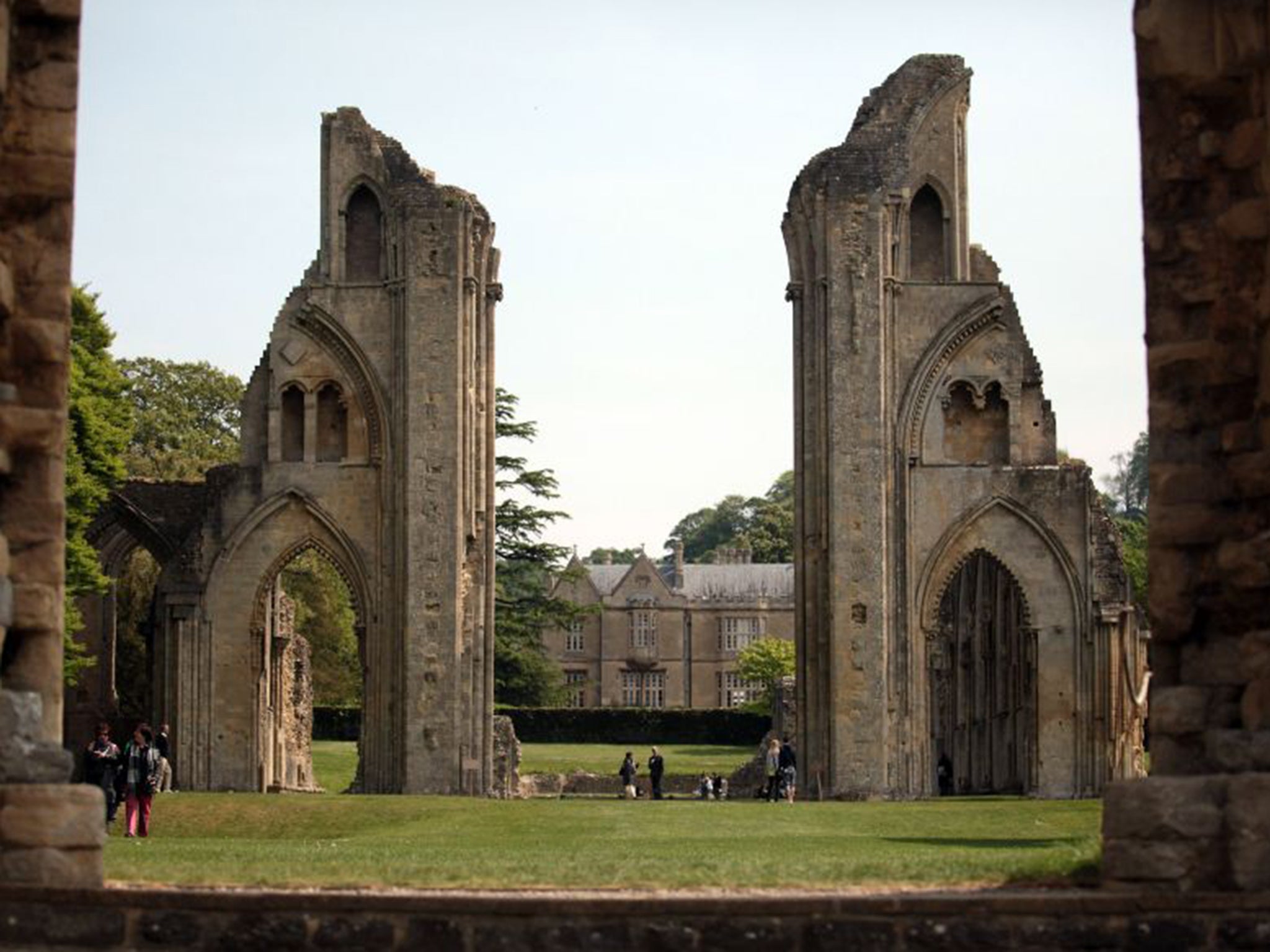 Glastonbury Abbey was said to be the final resting place of King Arthur