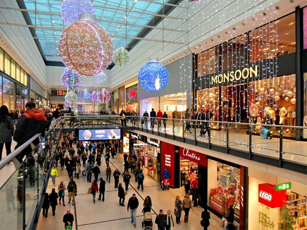 The Arndale Centre in Manchester was a target