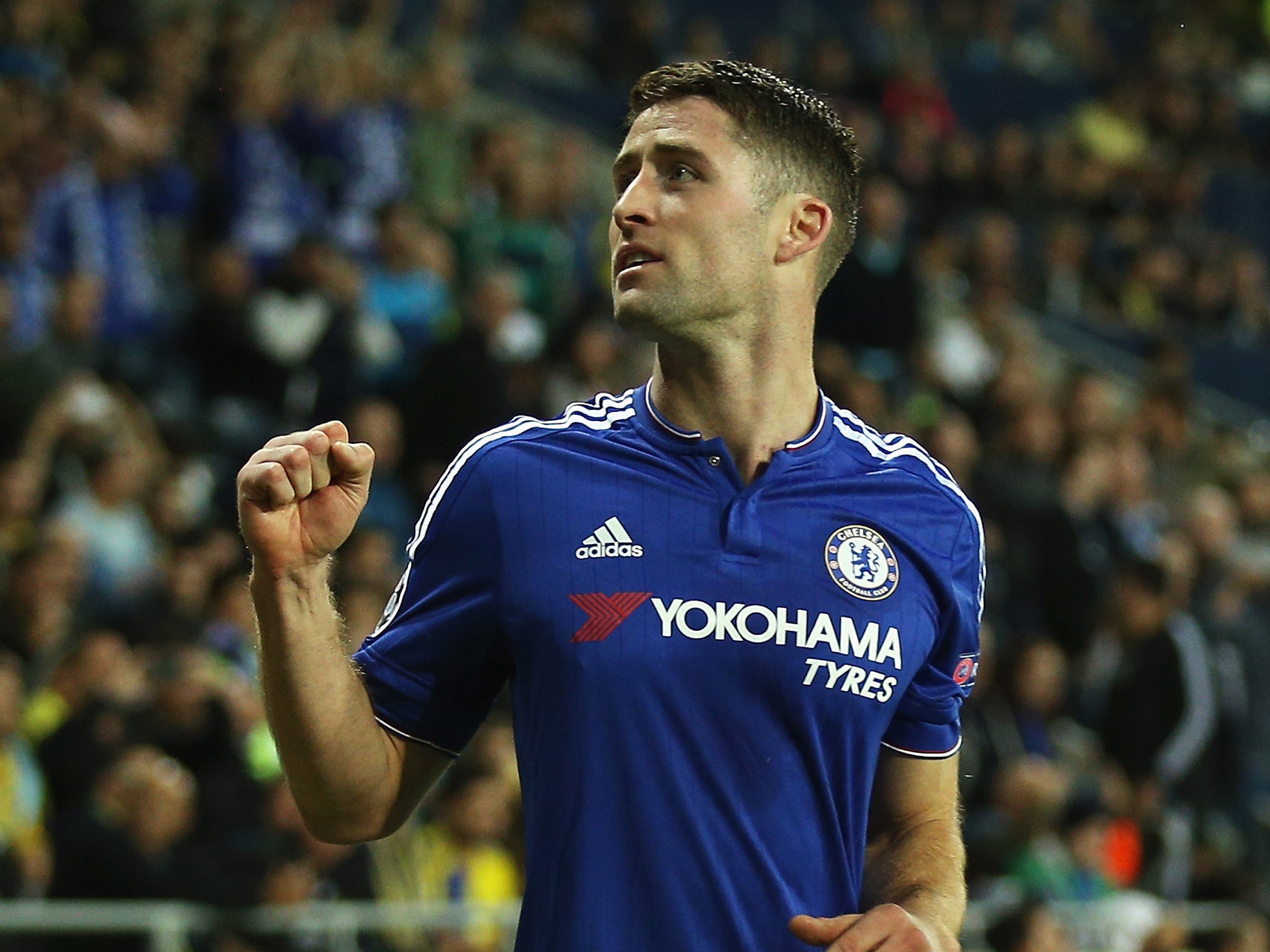 The England defender Gary Cahill who has been linked with a move away from Chelsea