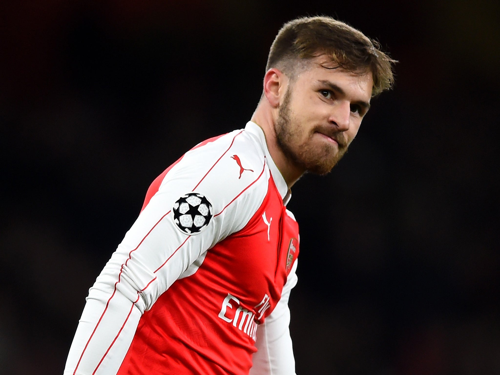 Aaron Ramsey starts for Arsenal