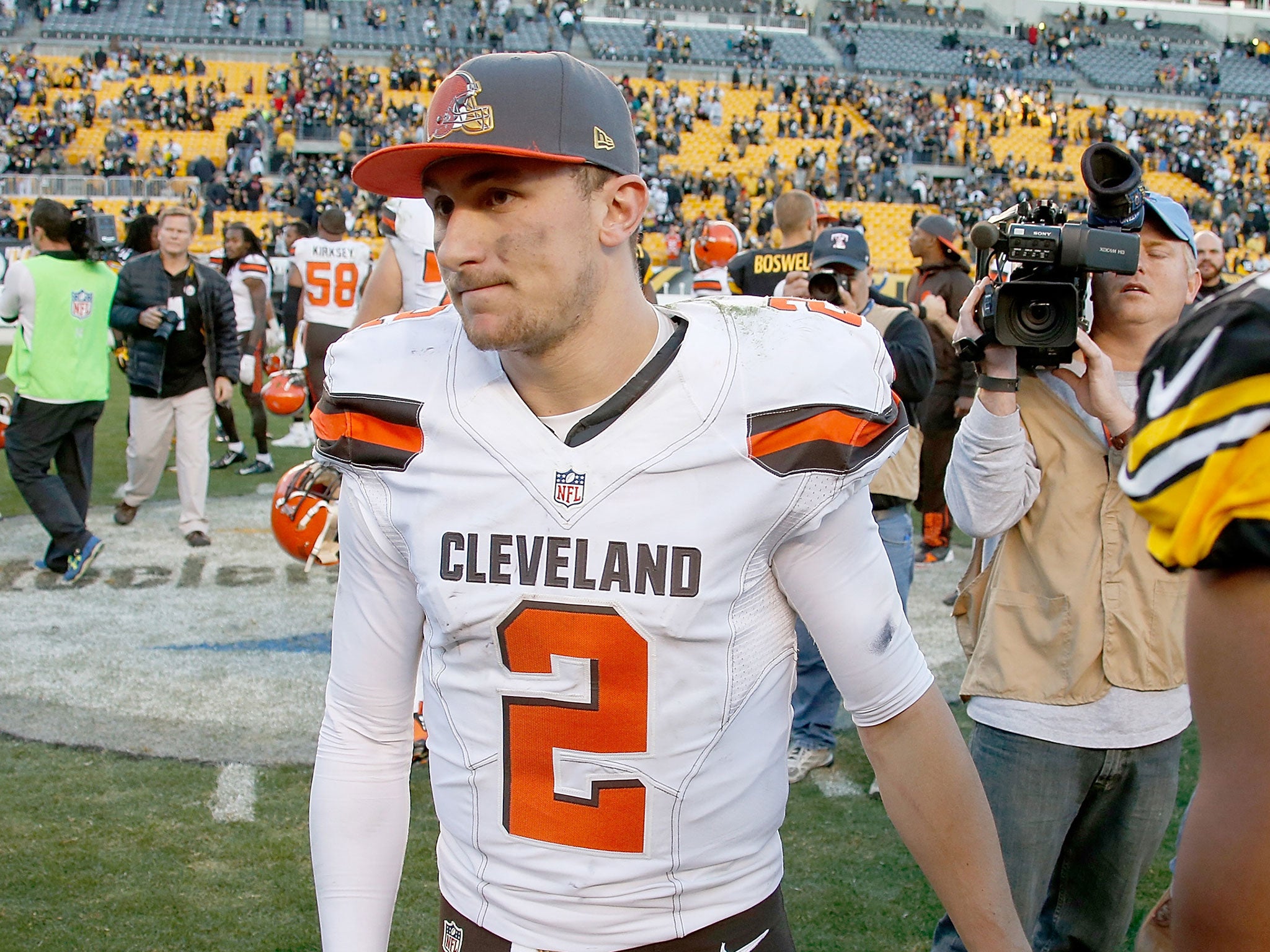 Cleveland Browns have dropped Johnny Manziel as starting quarter-back