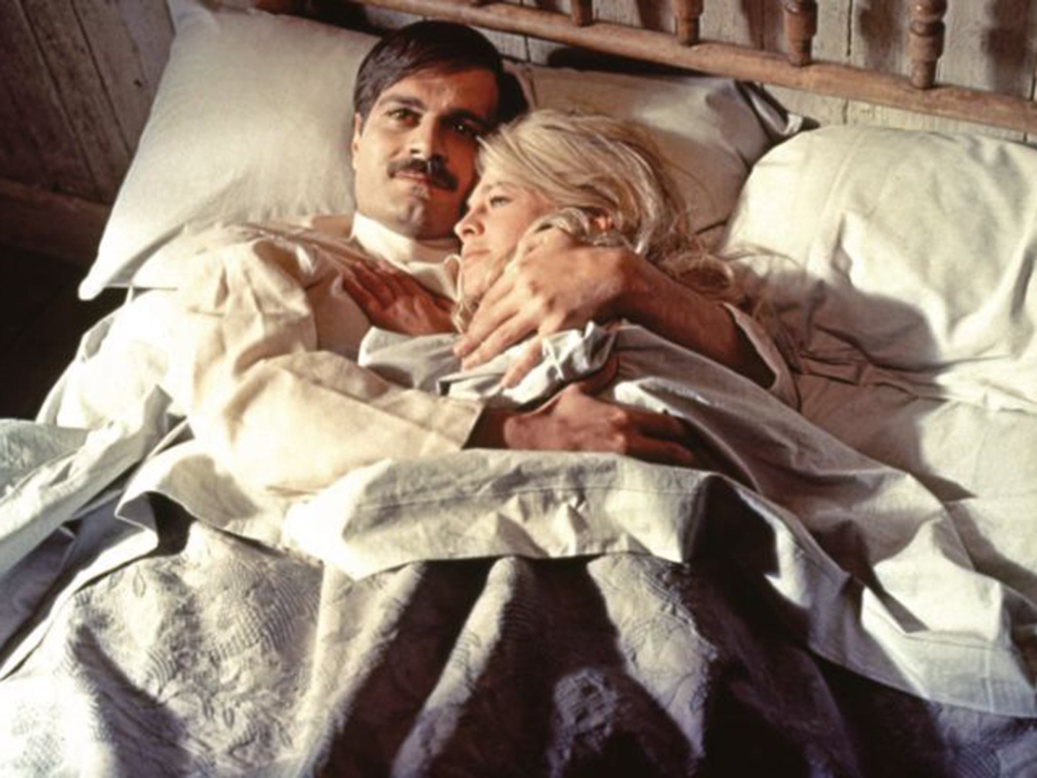 Omar Sharif and Julie Christie in David Lean's classic 'Dr Zhivago'