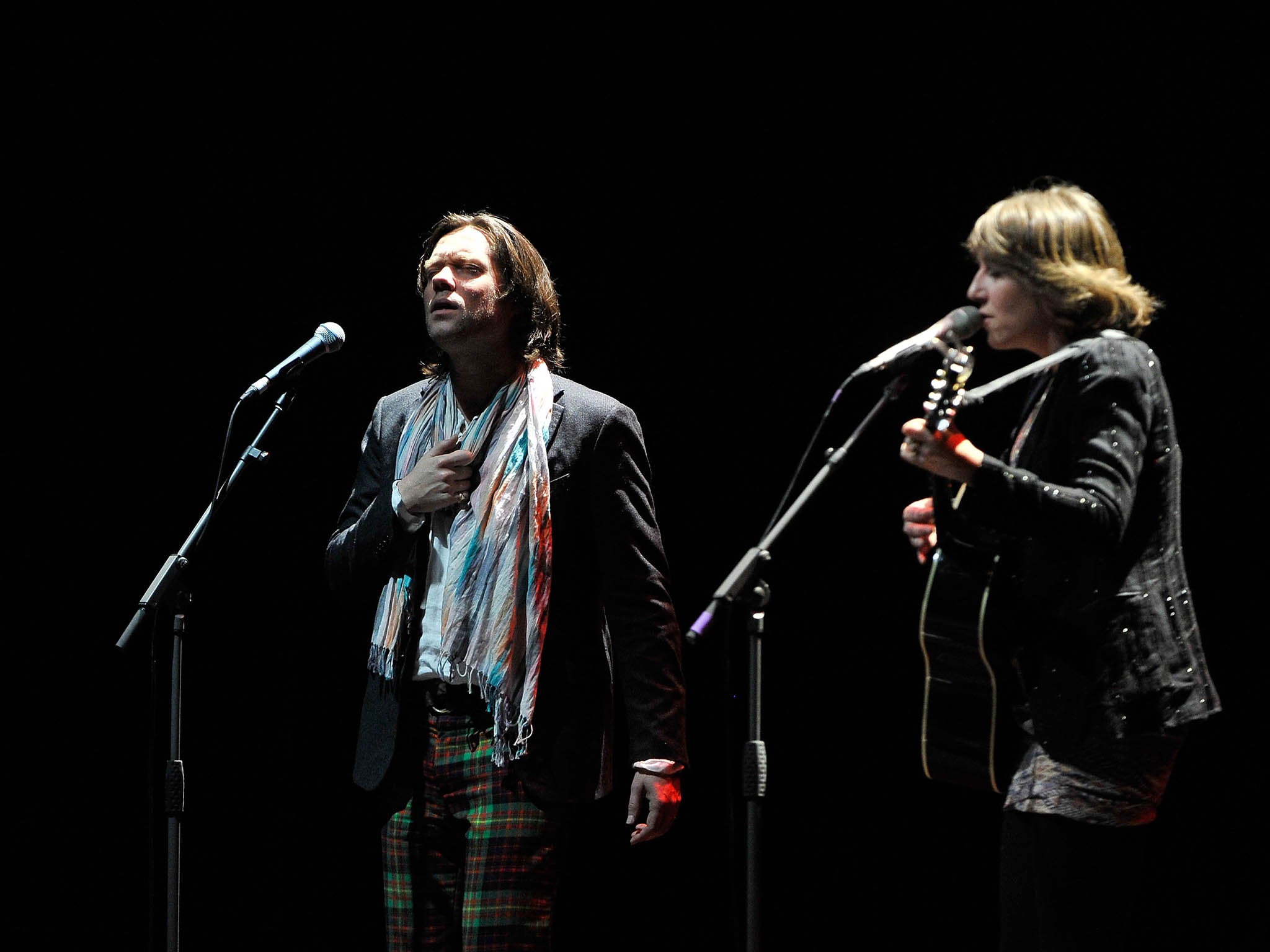 &#13;
Rufus Wainwright and Martha Wainwright perform during Sundance London at Indigo at O2 Arena in 2012 in London&#13;