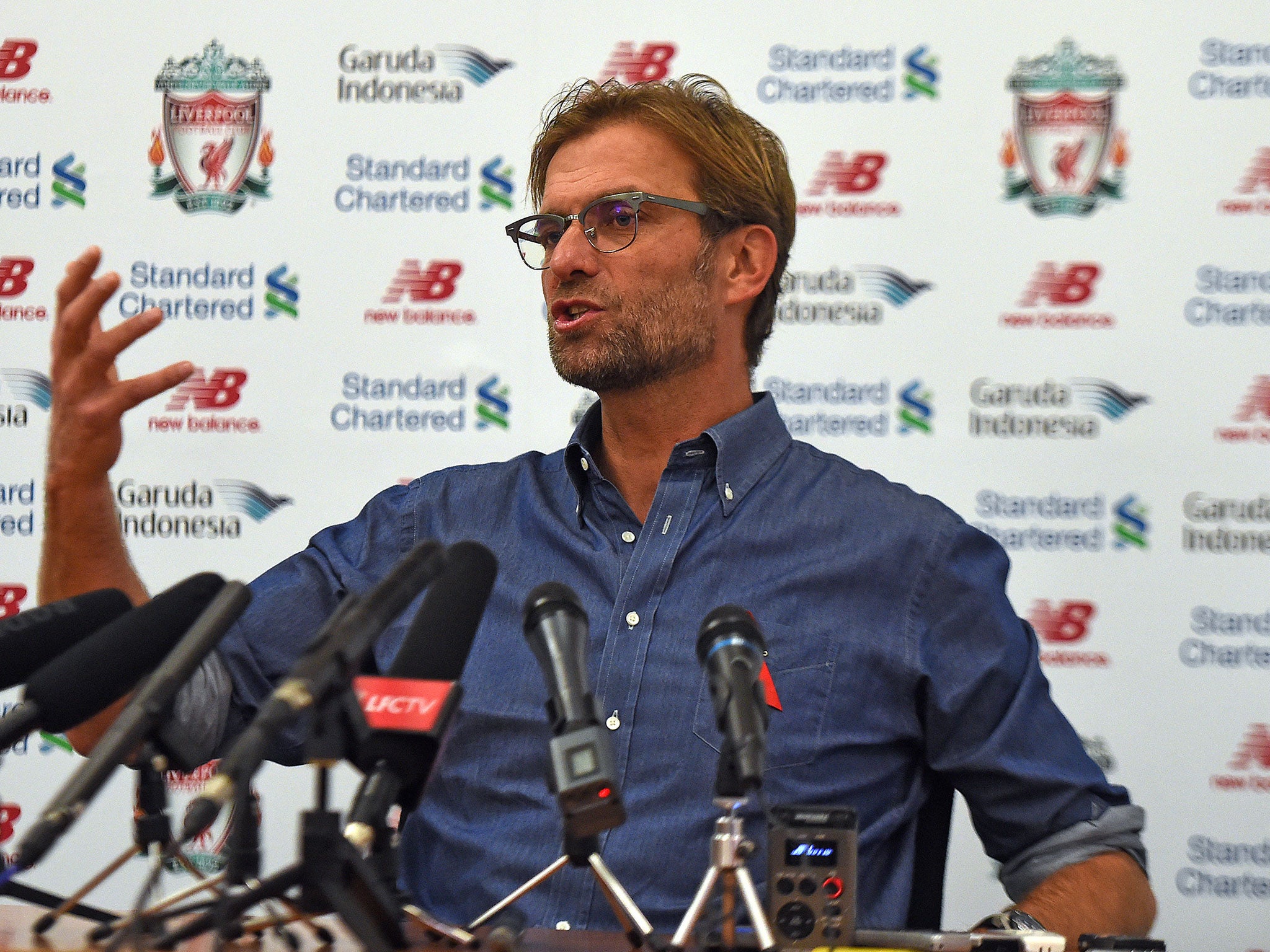 Liverpool manager Jurgen Klopp