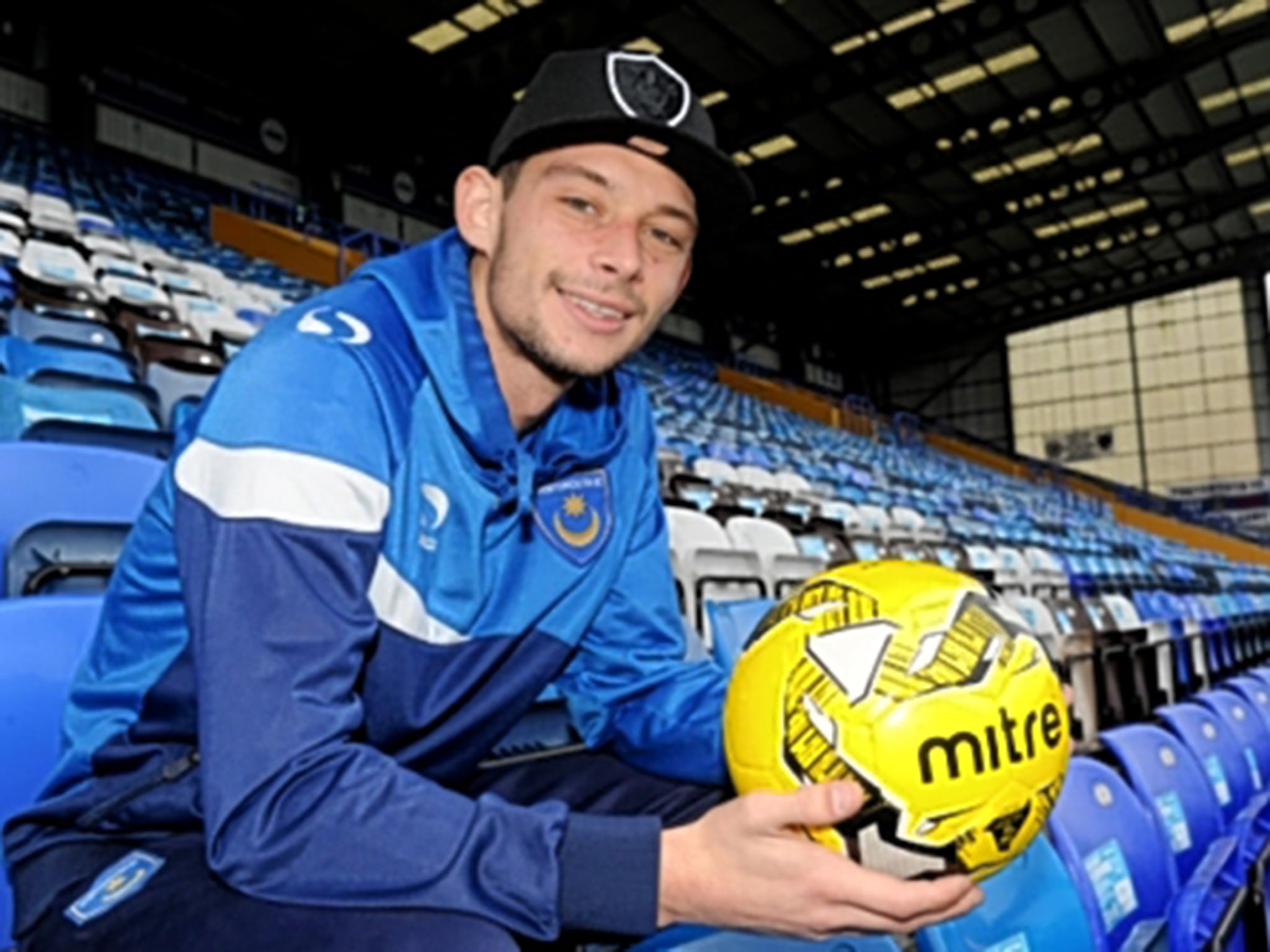 &#13;
Louis Faith, the sports youth worker for Pompey in the Community&#13;