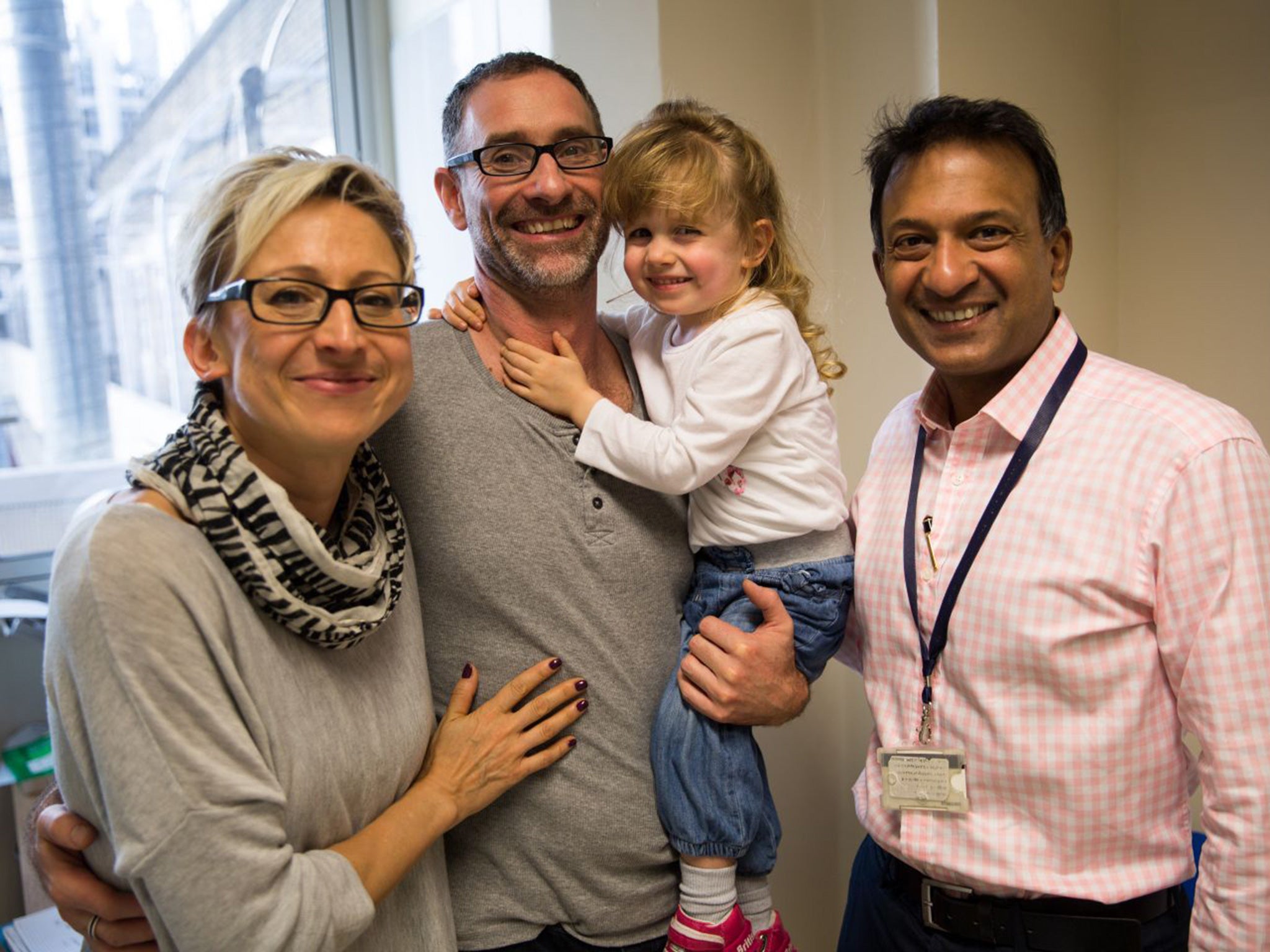 The Warnells with Professor Bobby Gaspa