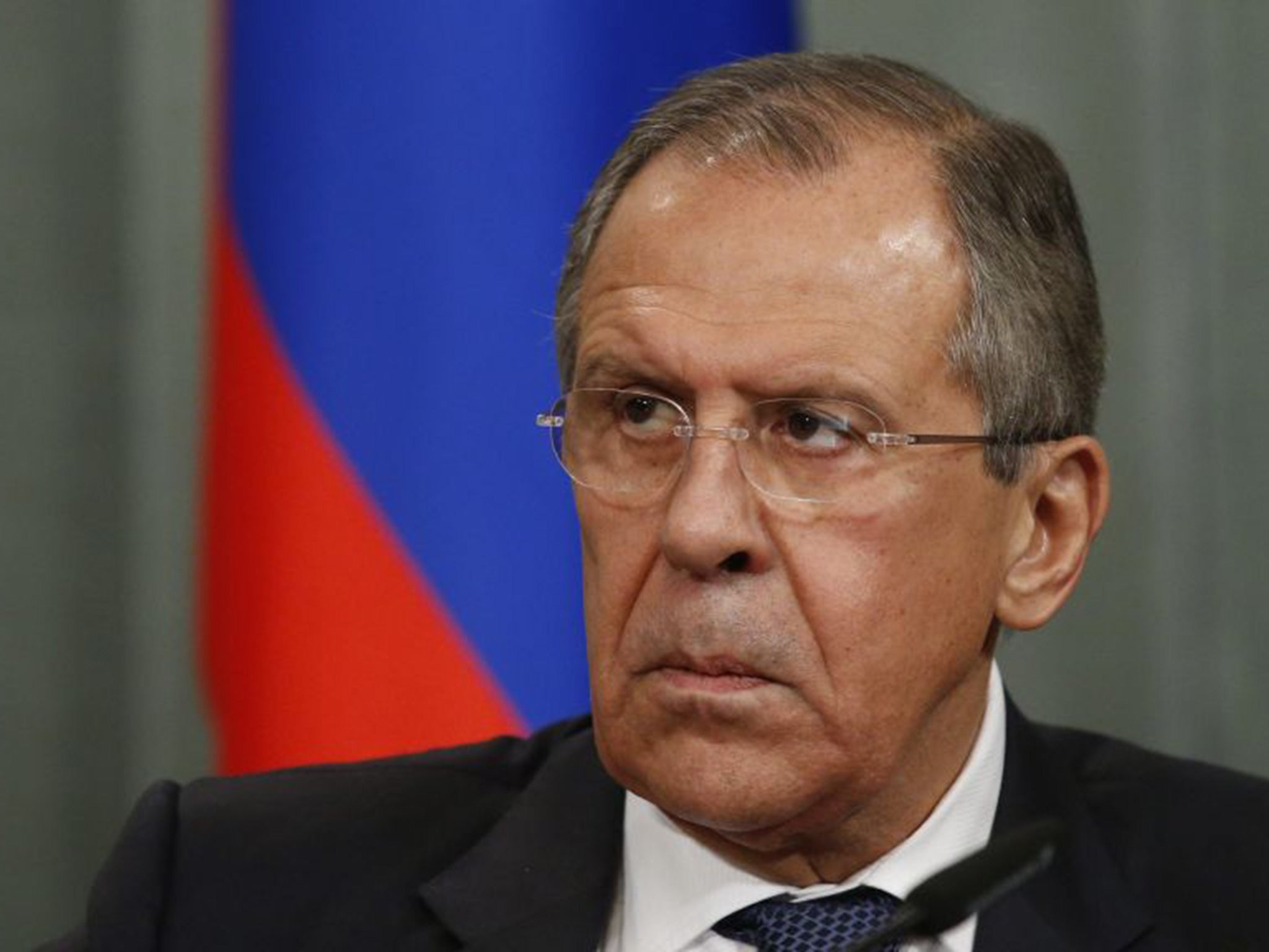 Rusian Foreign Minister Sergei Lavrov