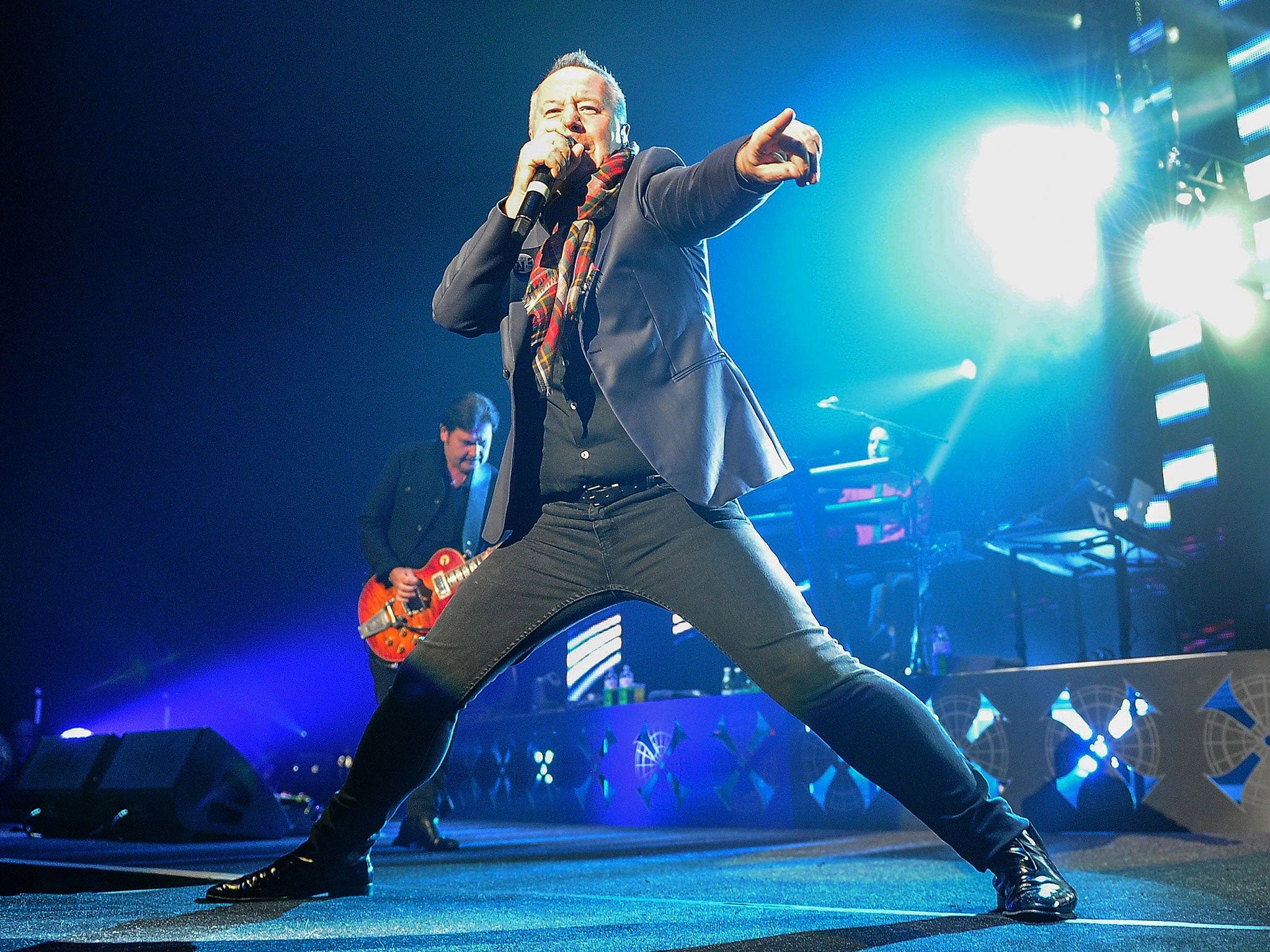 Simple Minds' Kim Kerr at the O2