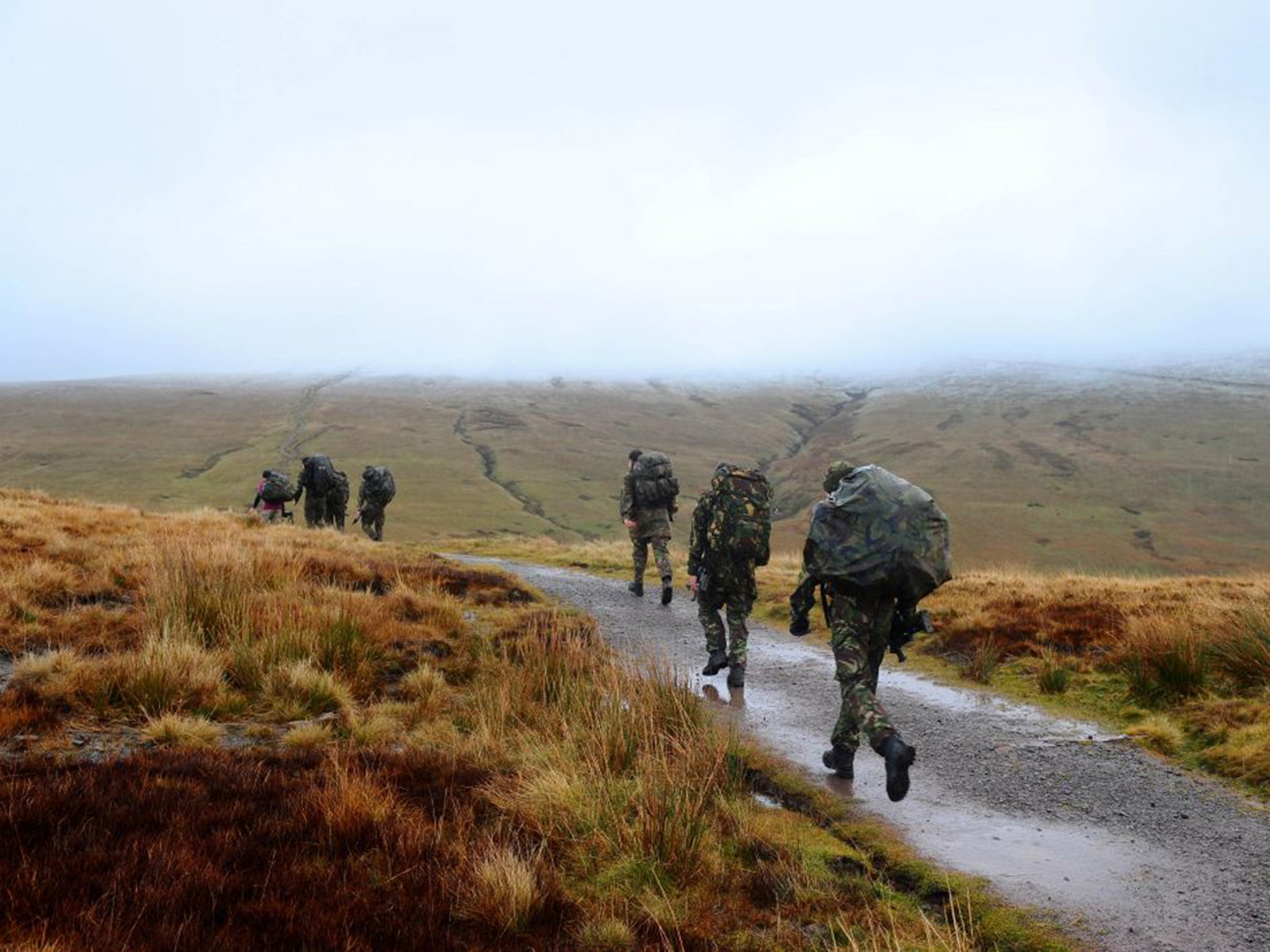 Training in the Brecon Beacons