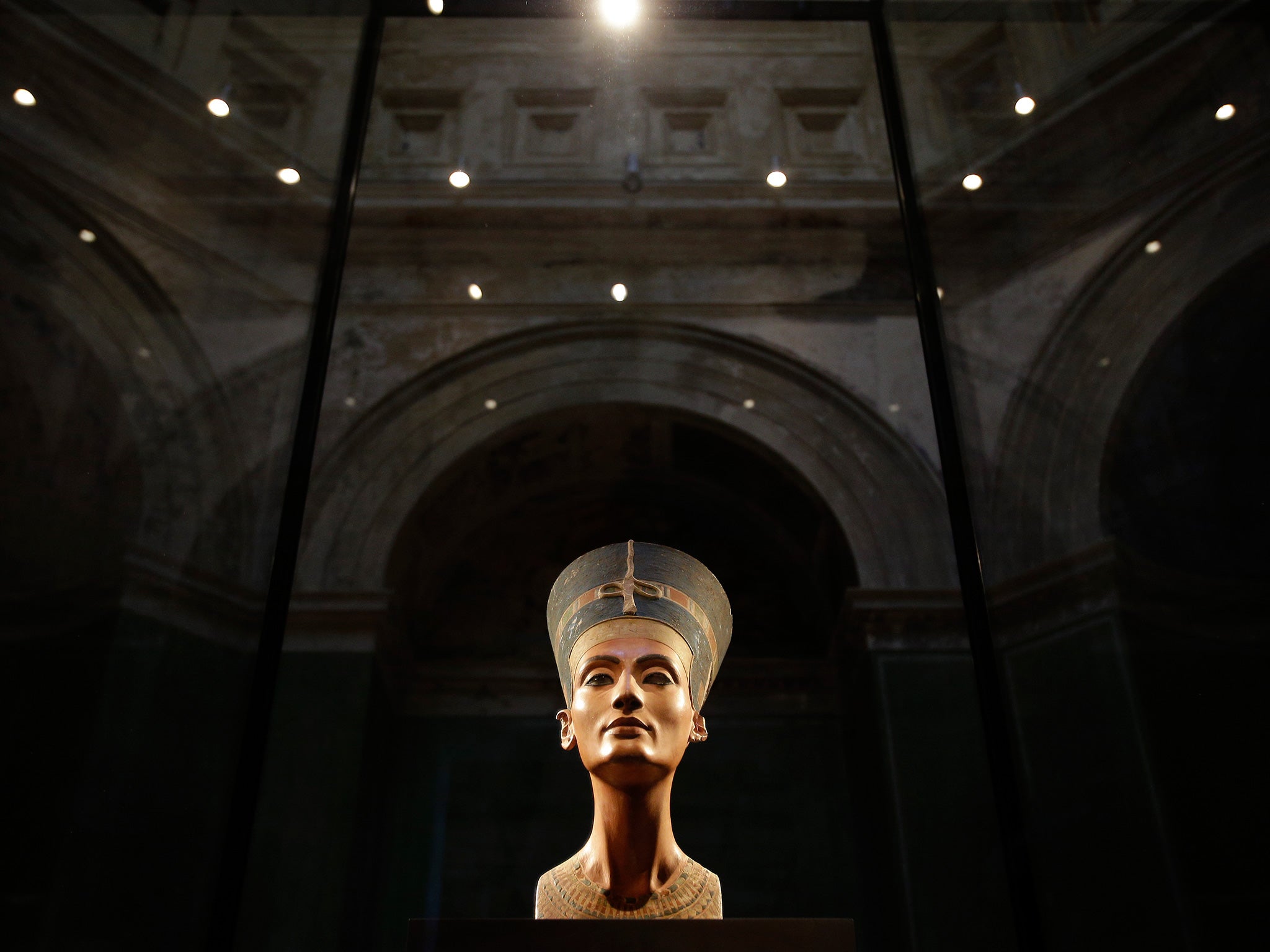 A bust of Queen Nefertiti, pictured at the Neues Museum (New Museum) in Berlin