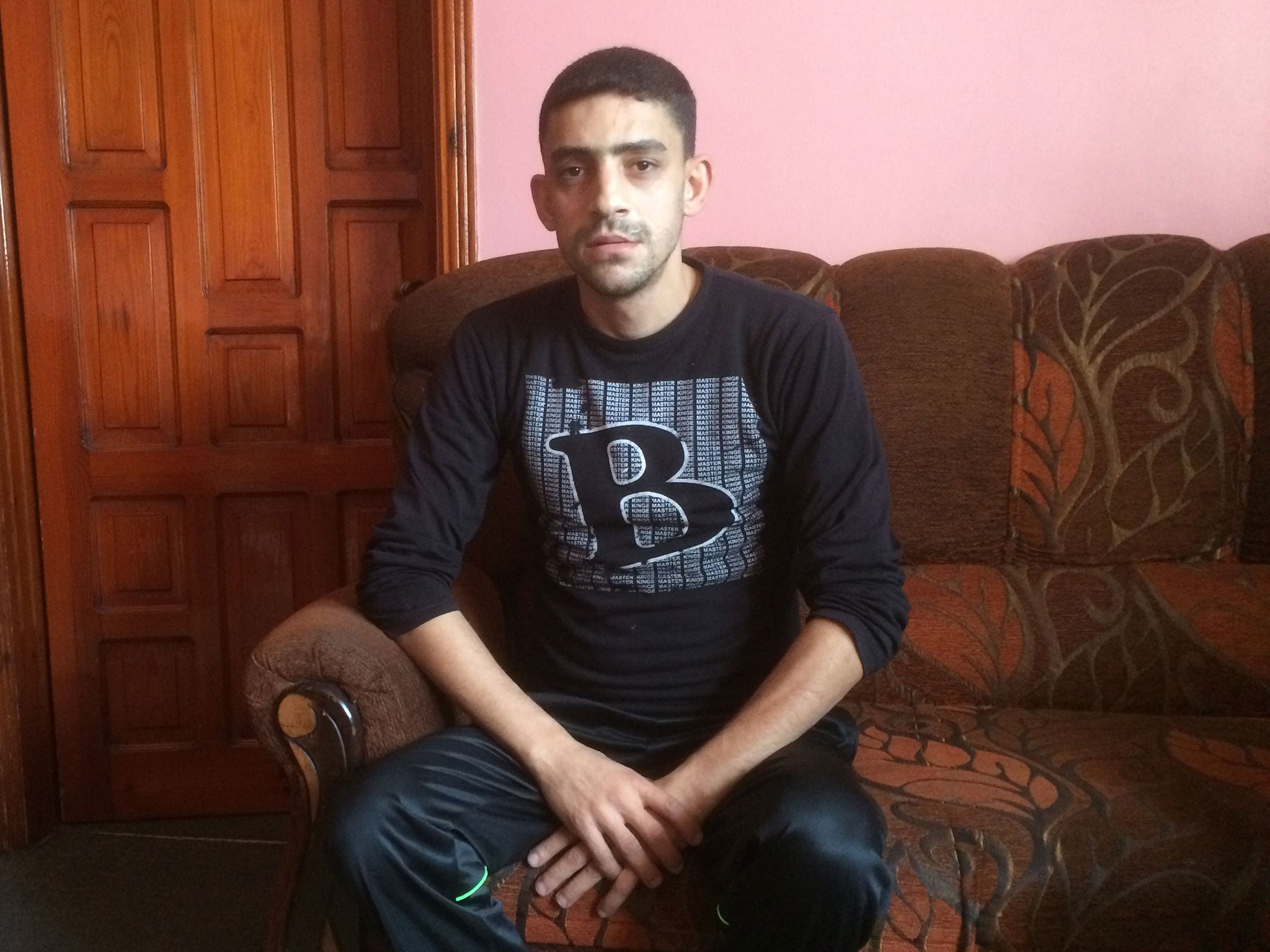 Cystic fibrosis sufferer Mahmoud Kuweifi was refused permission to cross into Israel for treatment