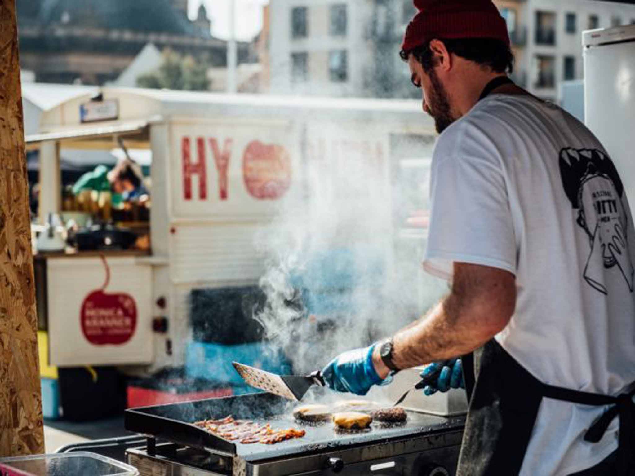 Sizzling even in the winter: more permament set-ups such as Trinity Kitchen in Leeds cater to a stable market