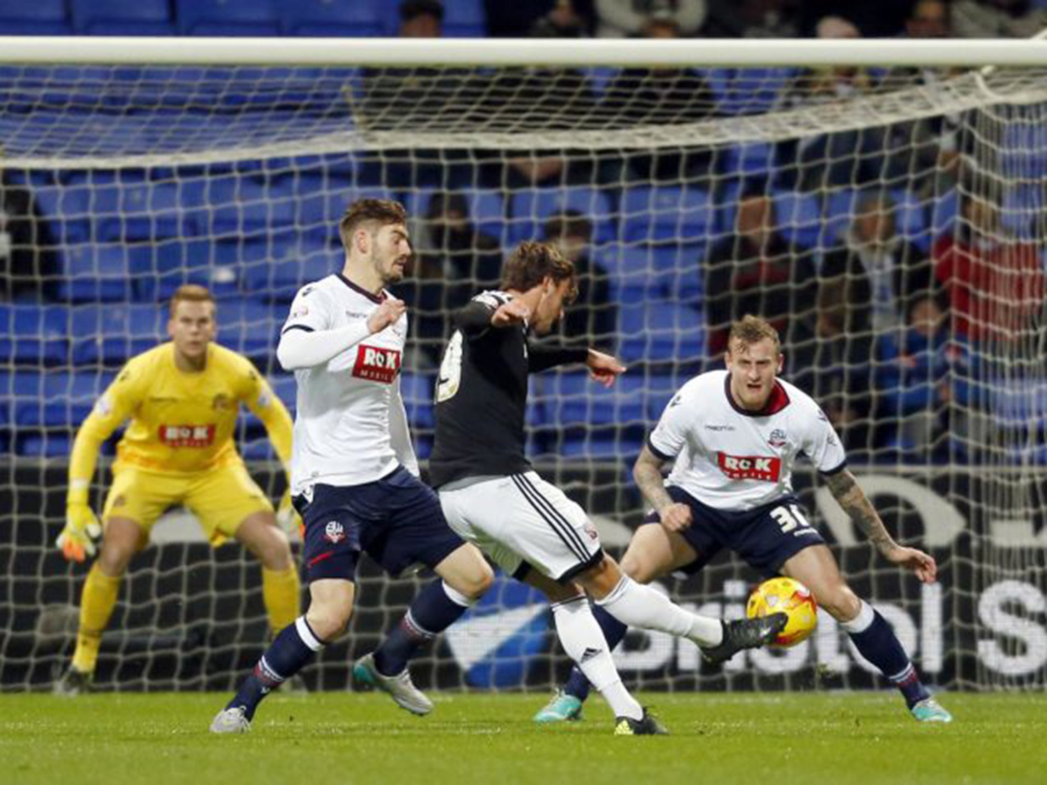 John Swift, on loan from Chelsea, puts Brentford ahead