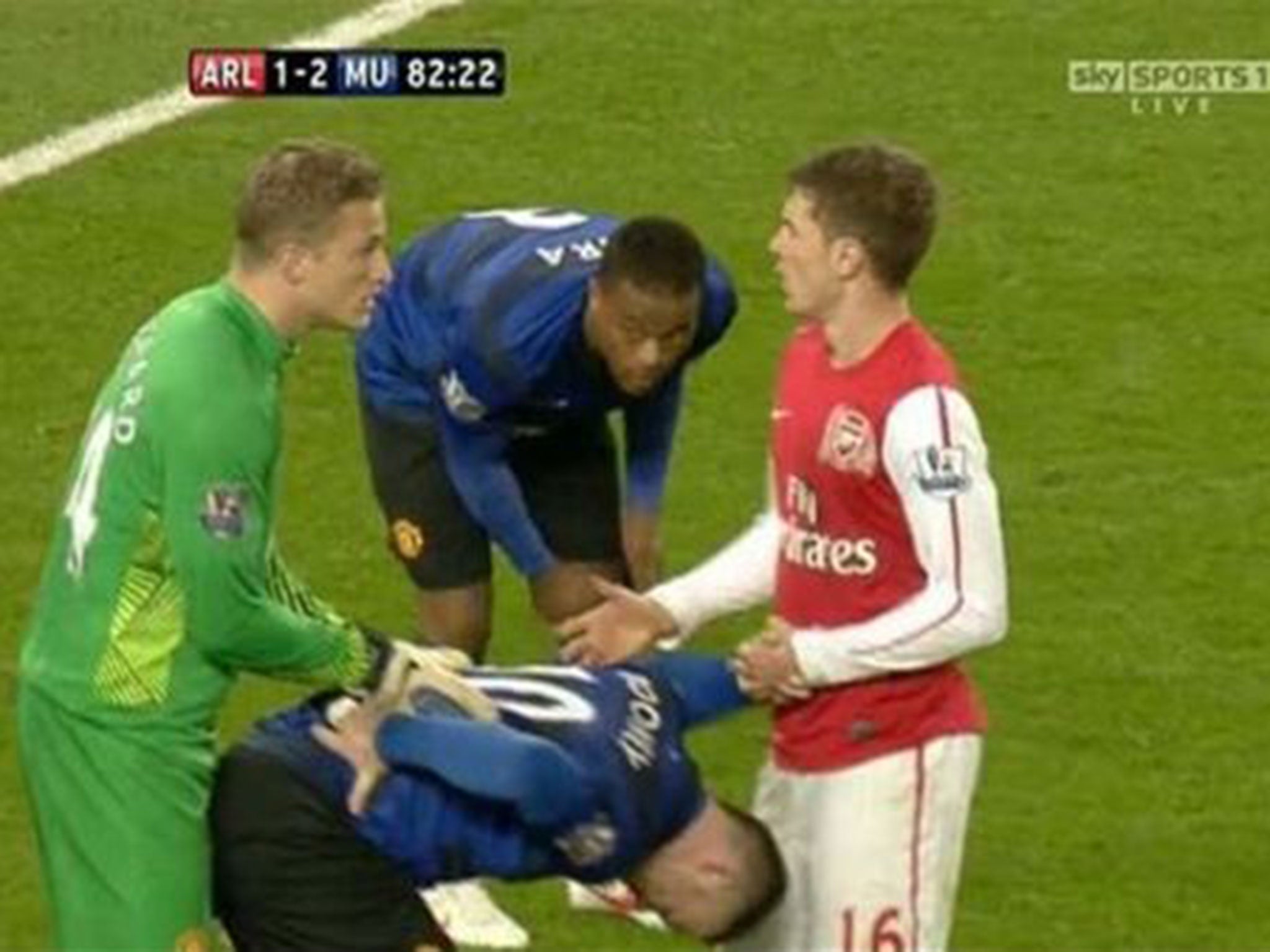 Anders Lindegaard posted this picture on Instragram to respond to Wayne Rooney