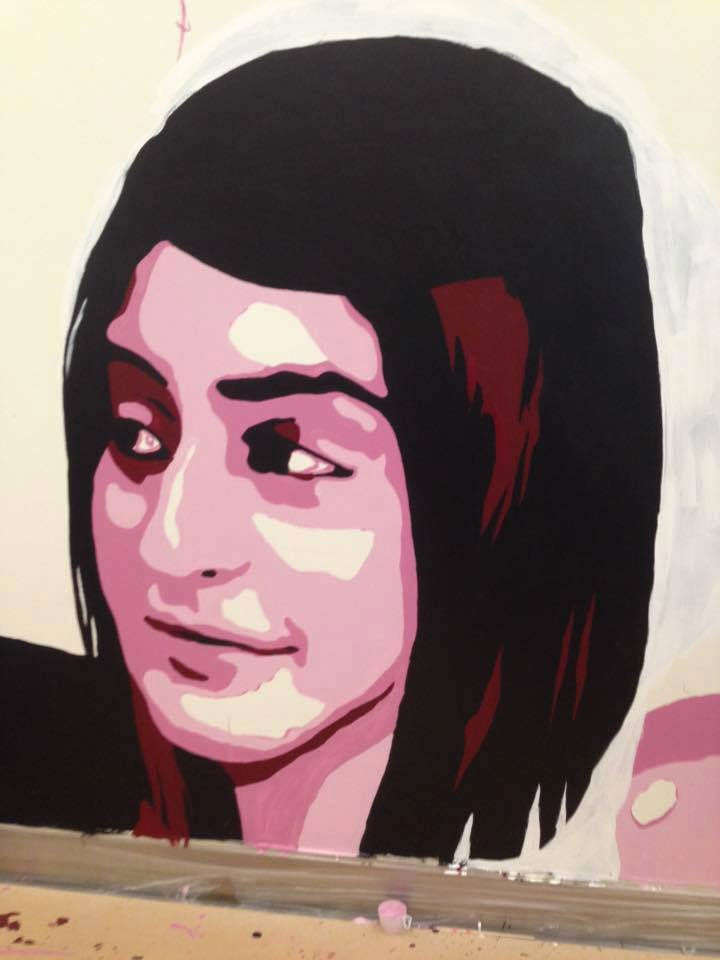 The repainted mural Pia Jönsson/ Facebook