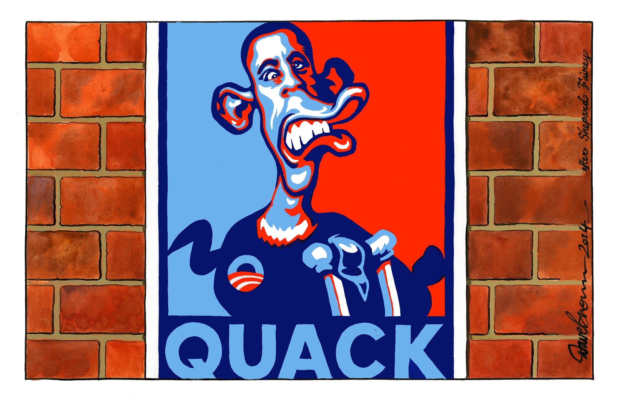 Republican gains in the mid-terms leave Obama looking like a lame duck