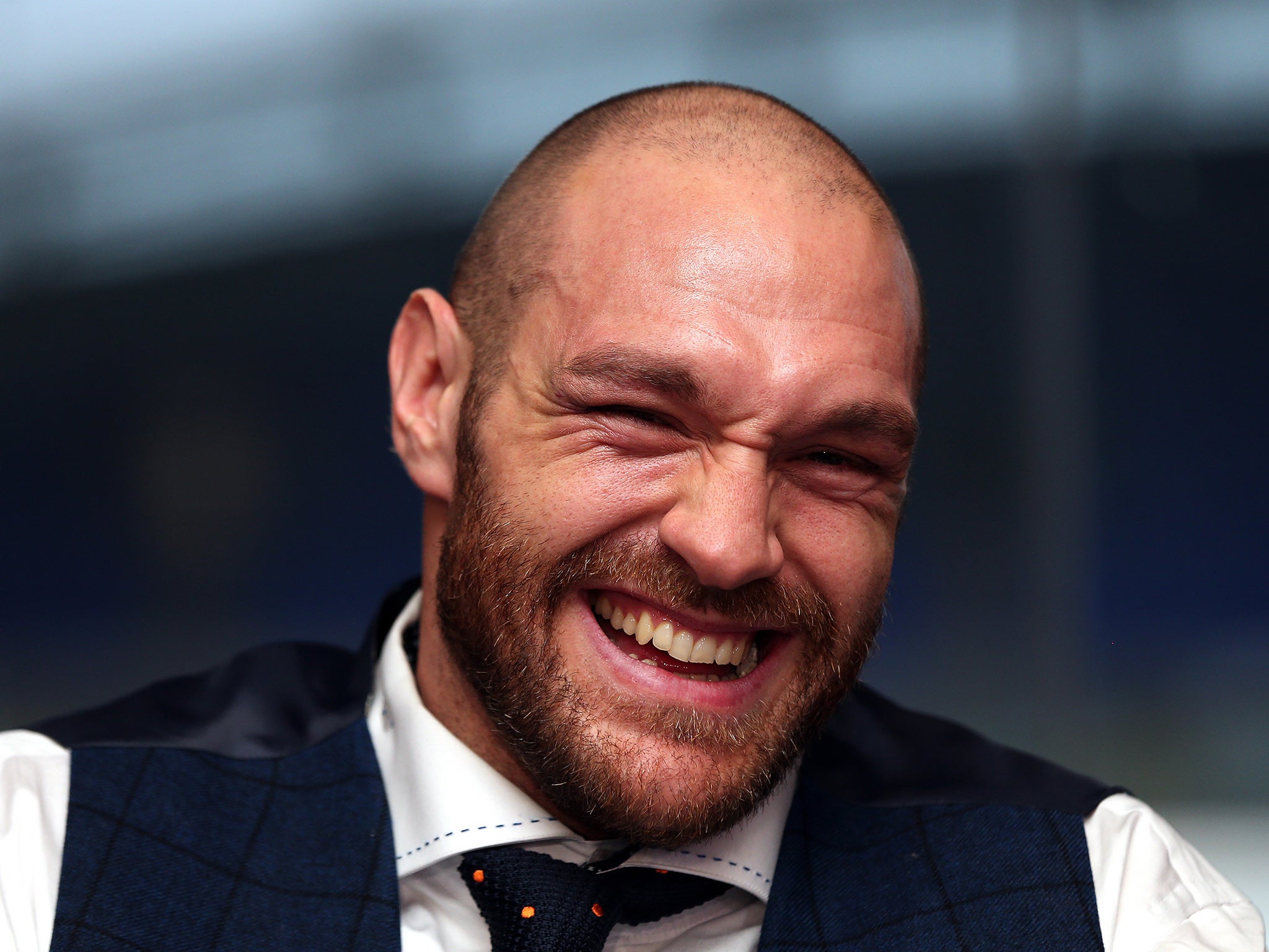 World heavyweight champion Tyson Fury