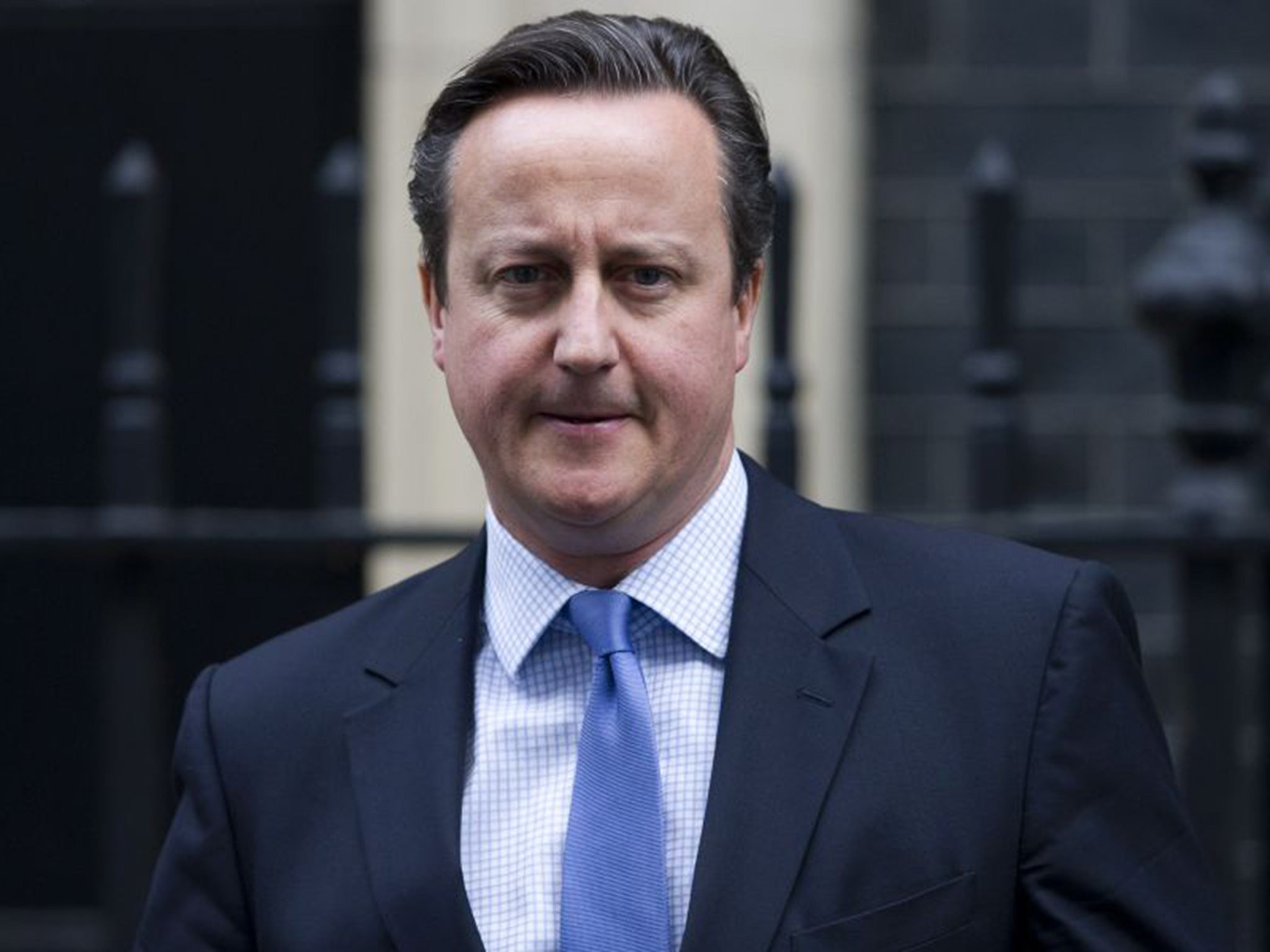 David Cameron leaves 10 Downing Street ahead of the debate and vote in the House of Commons on joining the bombing campaign against Isis in Syria