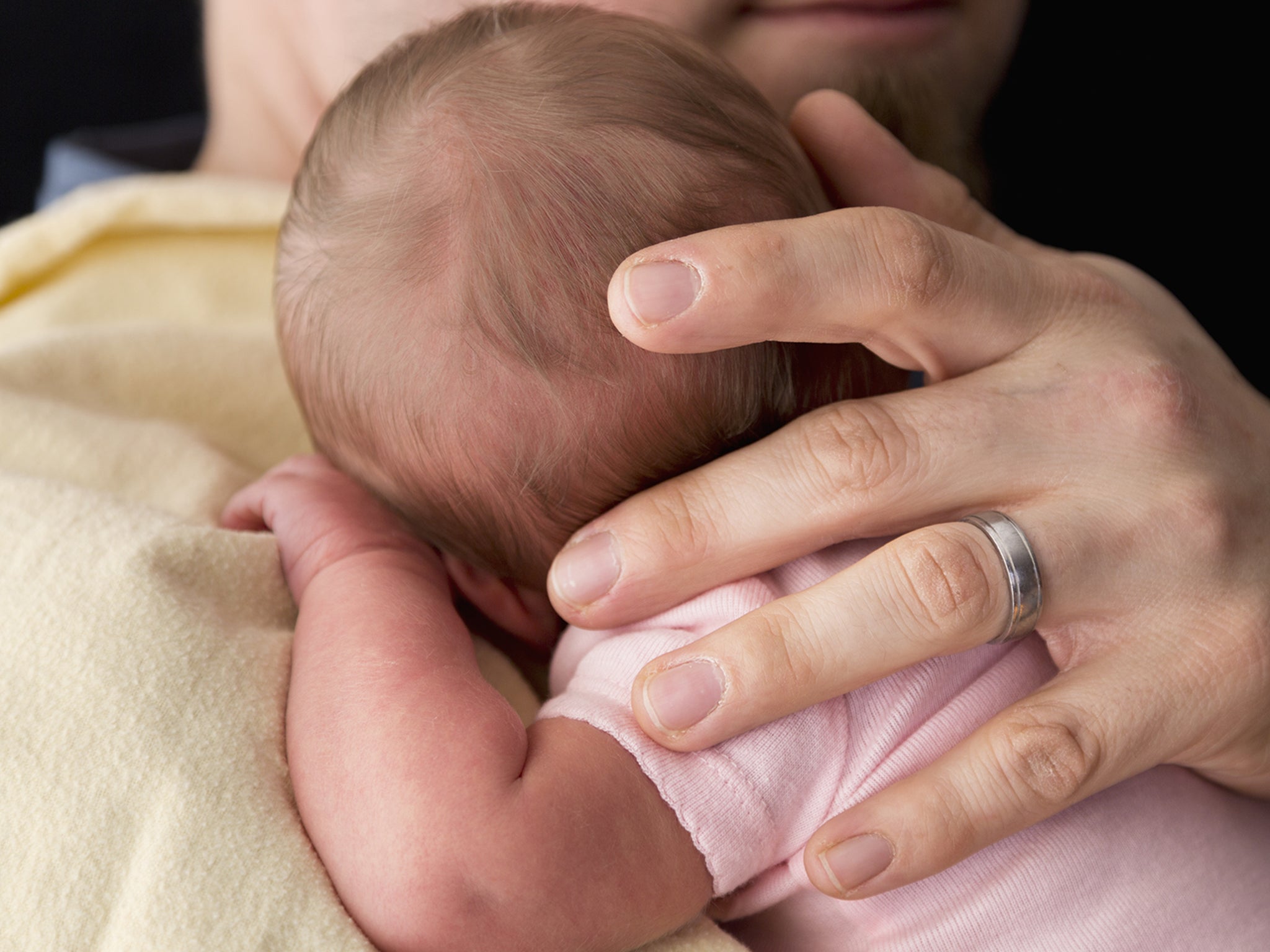 Hope Lee (not pictured) was born two minutes before her twin brother at Addenbrooke's Hospital in Cambridge