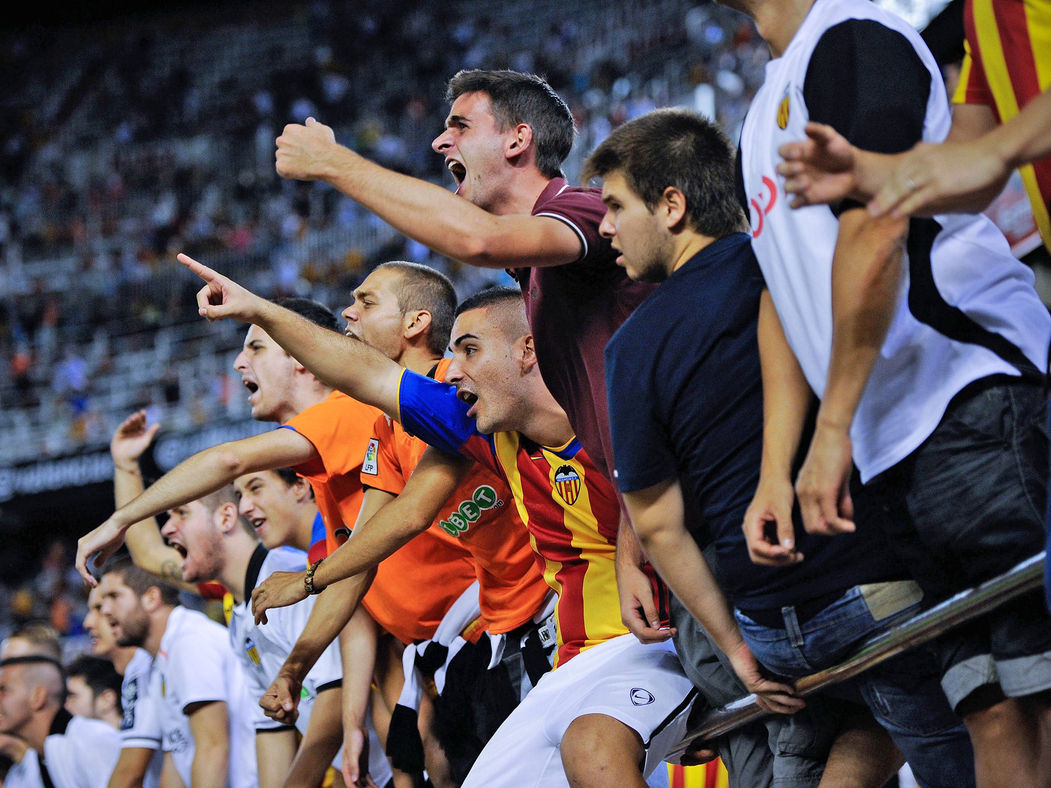 The fans at the Mestalla are famously difficult to please