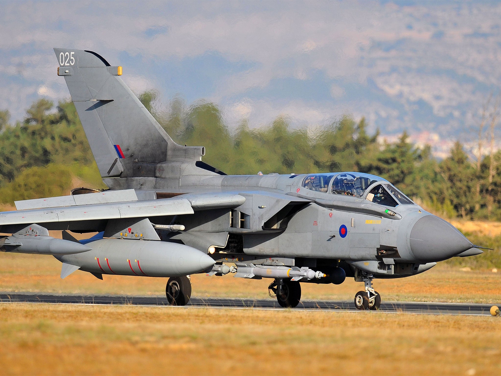 British war planes launched air strikes within hours of the Parliamentary vote