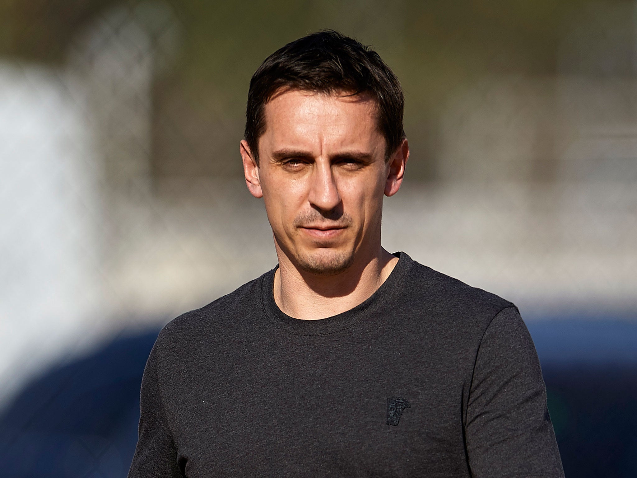 Gary Neville in Valencia