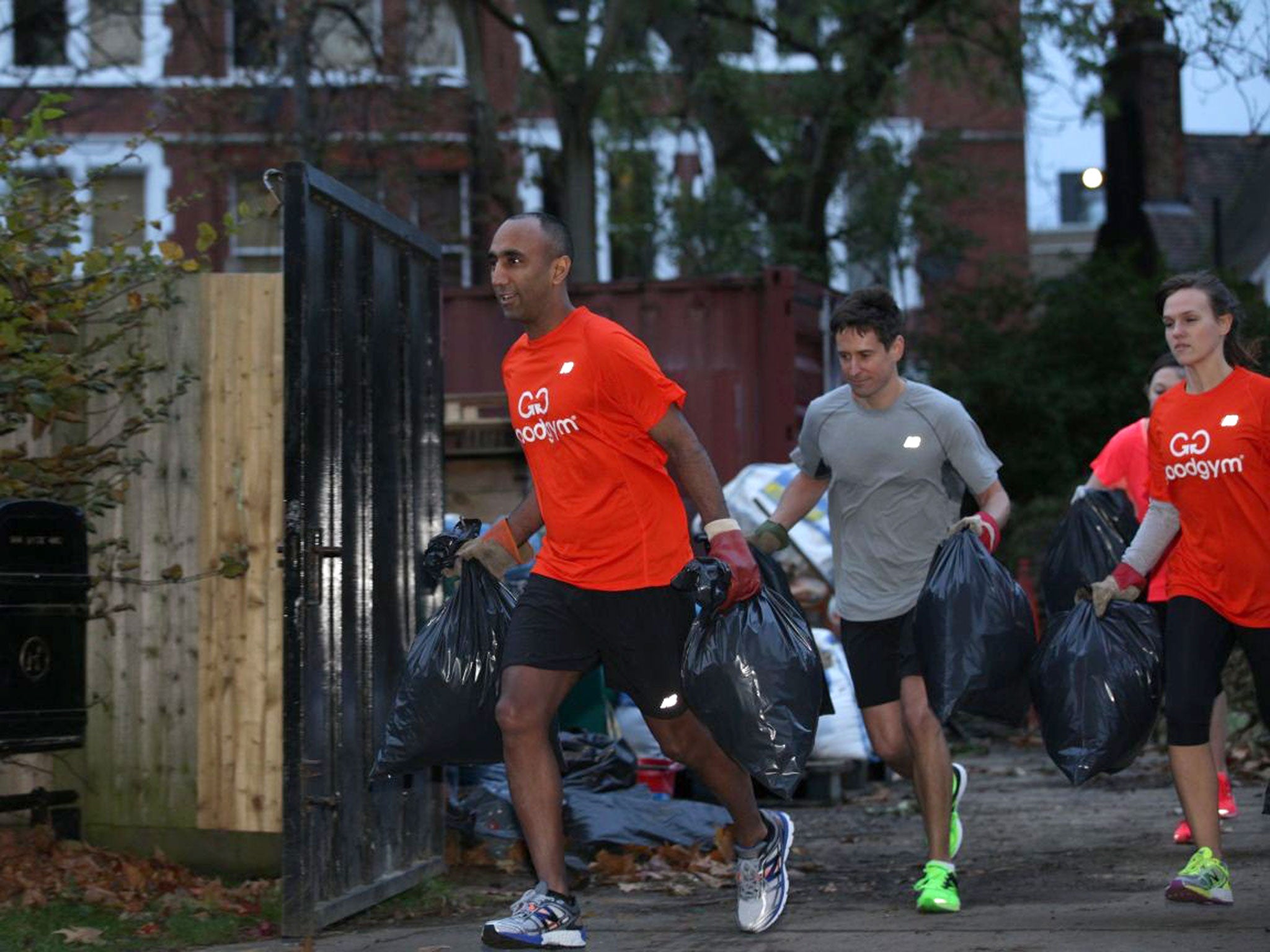 As well as visiting the old, its members form "running flash mobs for good" that boost local charity and community projects