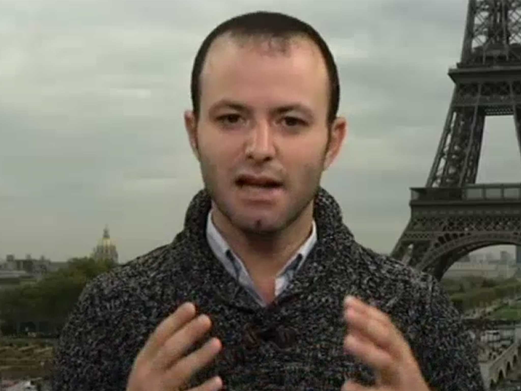 After the attacks, Mr Chirani said those French citizen killed 'are in paradise' in an emotive address