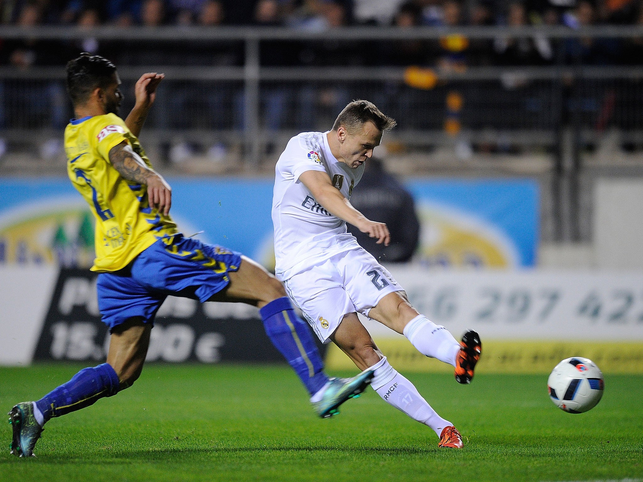 Denis Cheryshev gives Real Madrid the lead against Cadiz