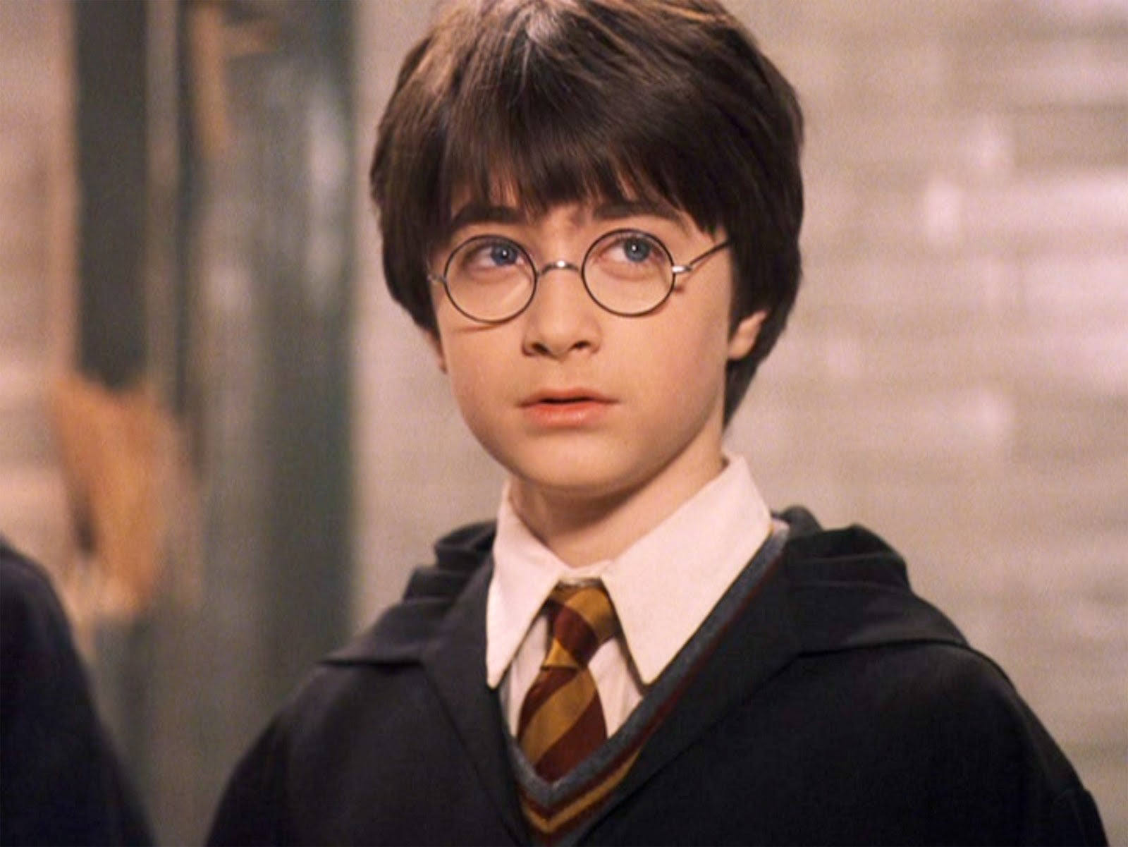 Daniel Radcliffe starring as Harry Potter in the first film instalment of the series