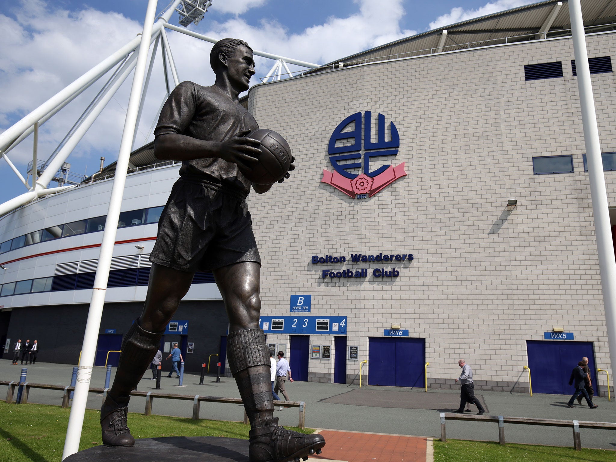 A view of Bolton's Macron Stadium