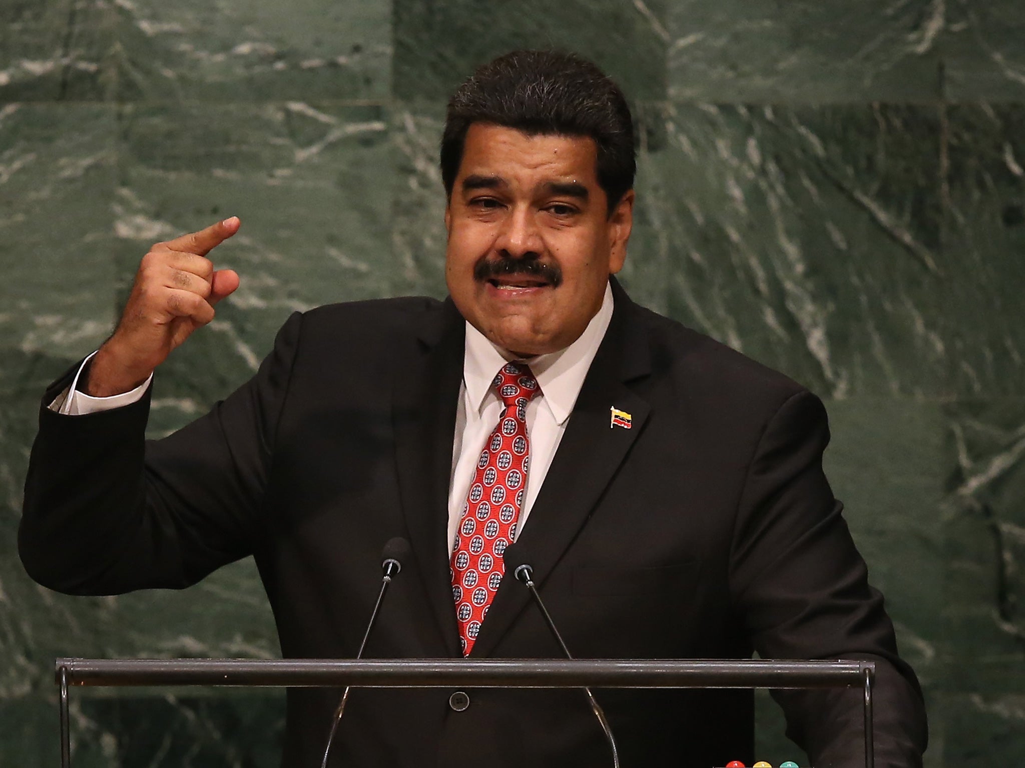 Nicolas Maduro, President of Venezuela, addresses the United Nations General Assembly