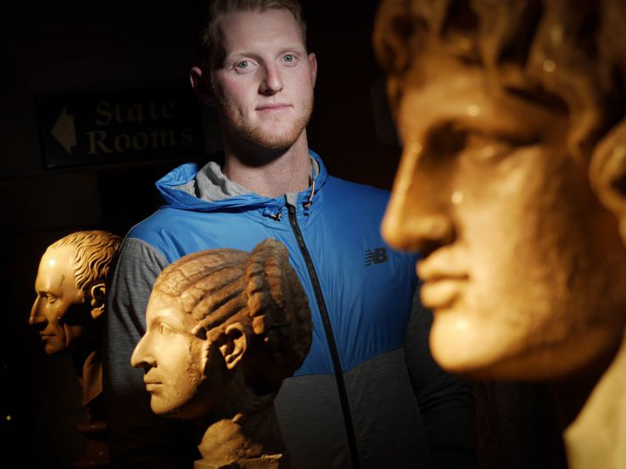 Ben Stokes pictured at Lumley Castle in Durham