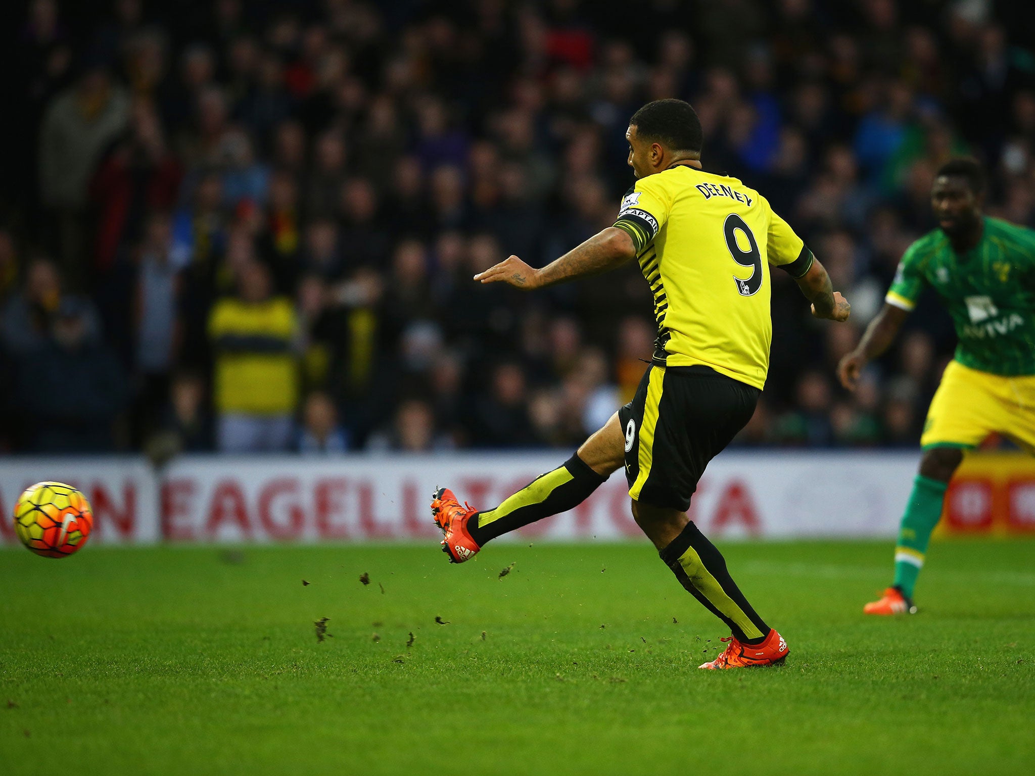 Troy Deeney has been in impressive form for Watford this season