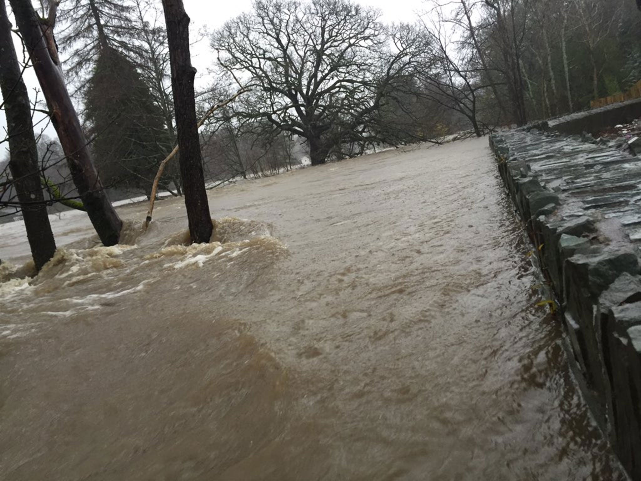 Flooding in Kewswick, Cumbria