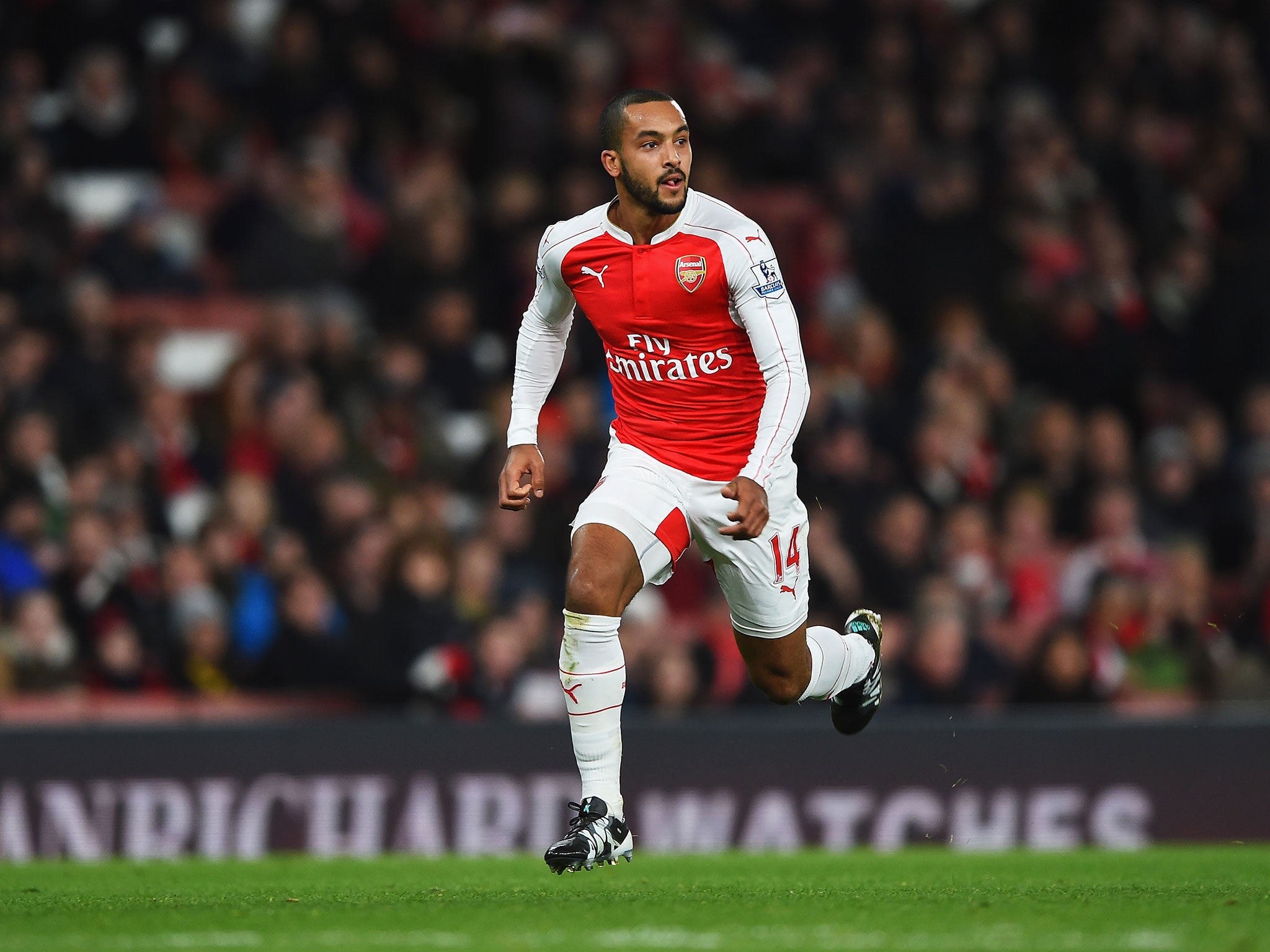 Arsenal forward Theo Walcott