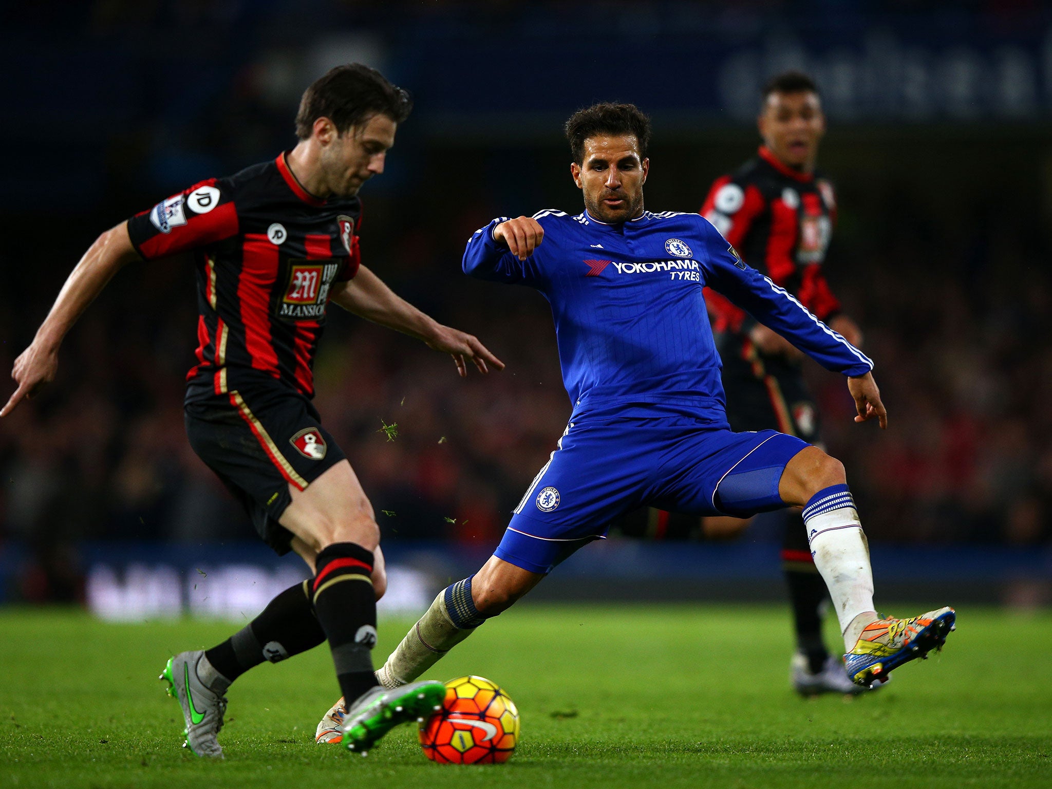 Cesc Fabregas endured another tough evening for Chelsea