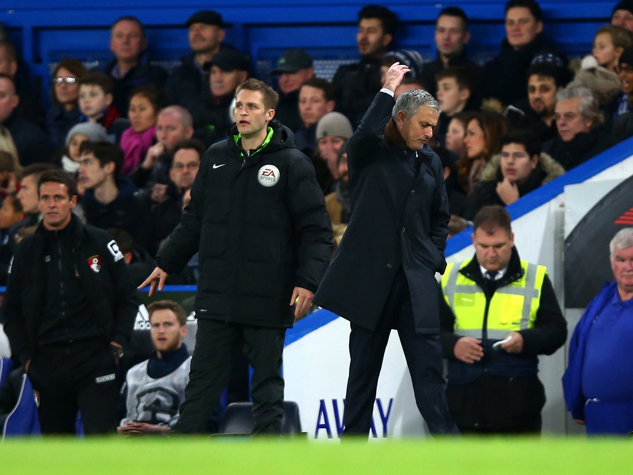 Jose Mourinho laments the home defeat to Bournemouth - a loss which put them within three points of the bottom three