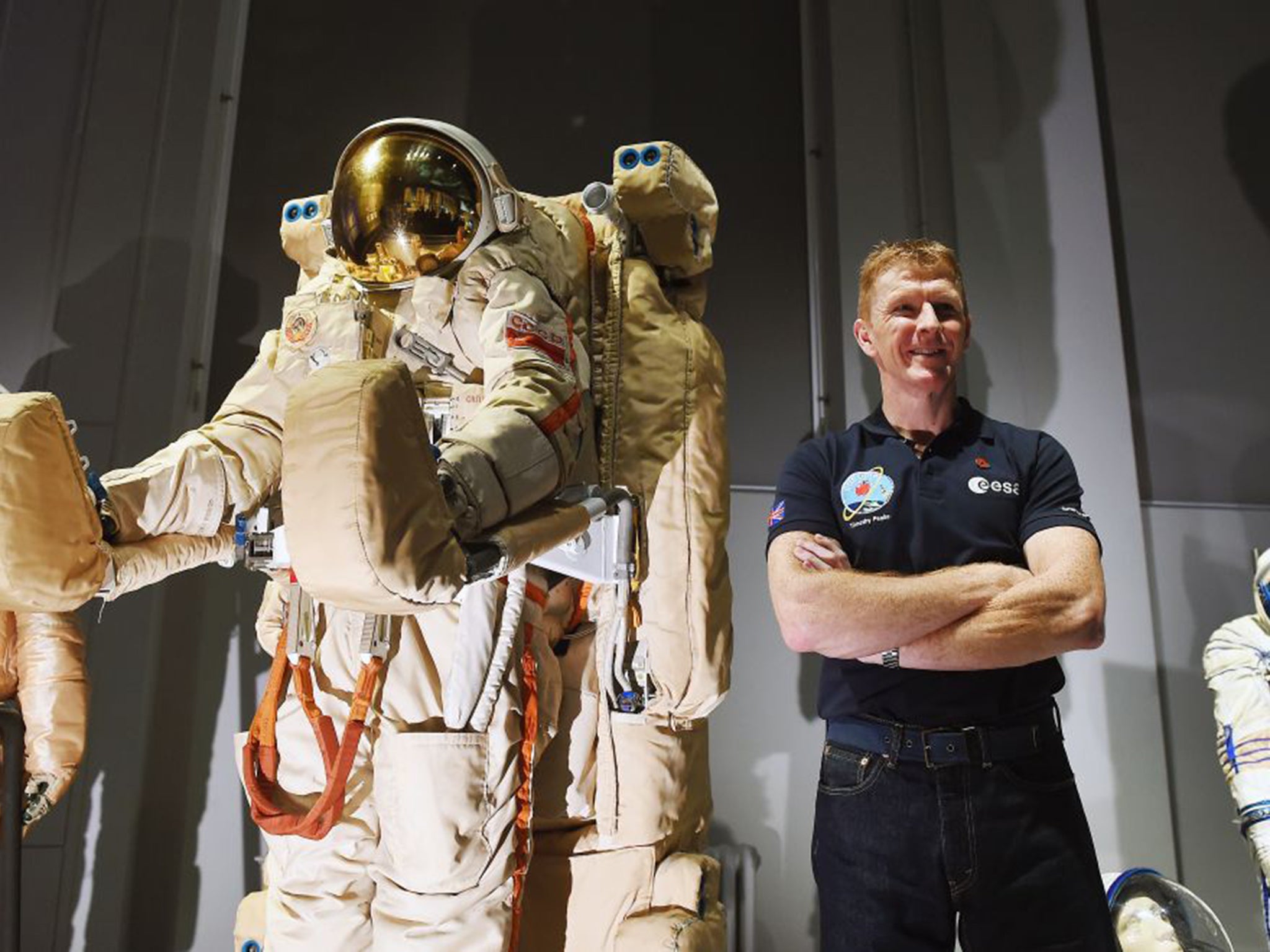 Tim Peake at the Science Museum in November