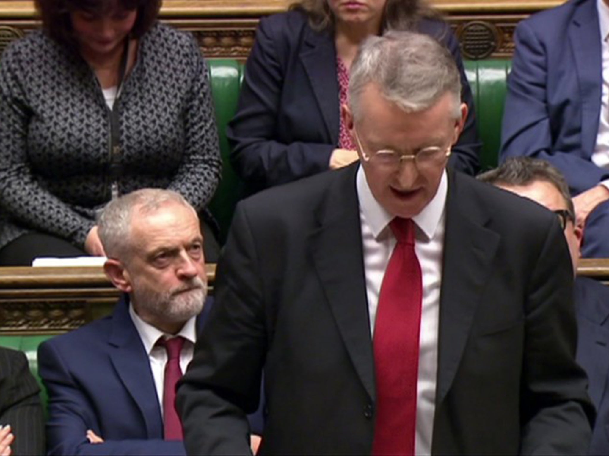 Hilary Benn's Syria speech was a direct challenge to his leader, though Labour MPs would resist him being moved