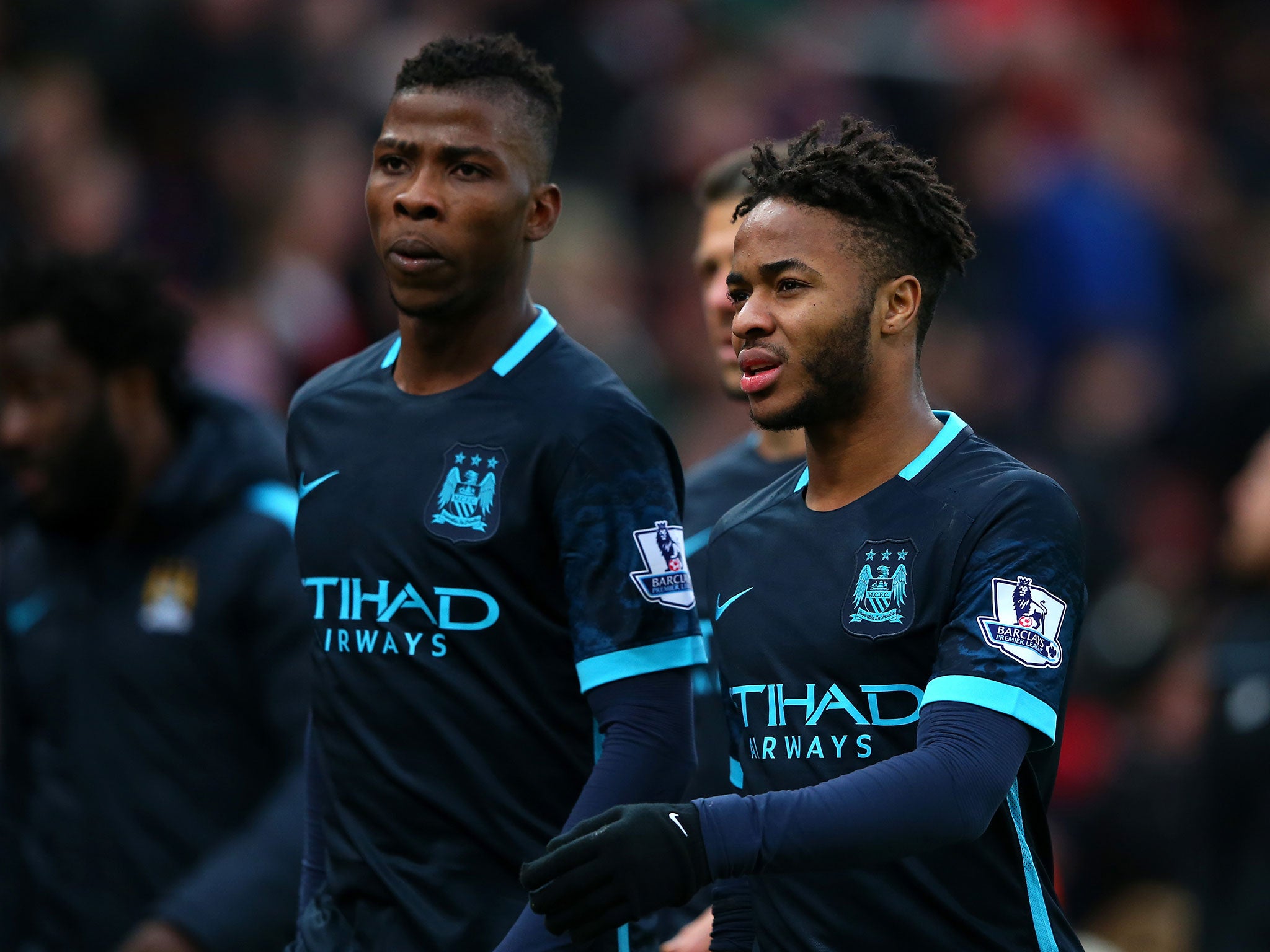 Kelechi Iheanacho and Raheem Sterling